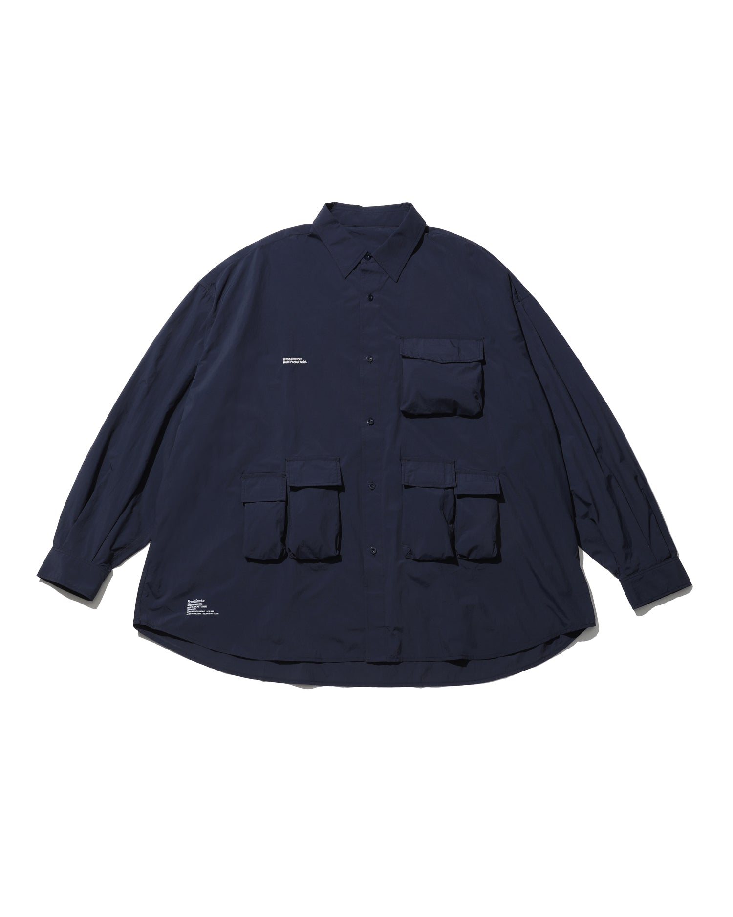 NYLON TAFFETA MULTI POCKET SHIRT – FreshService® official site