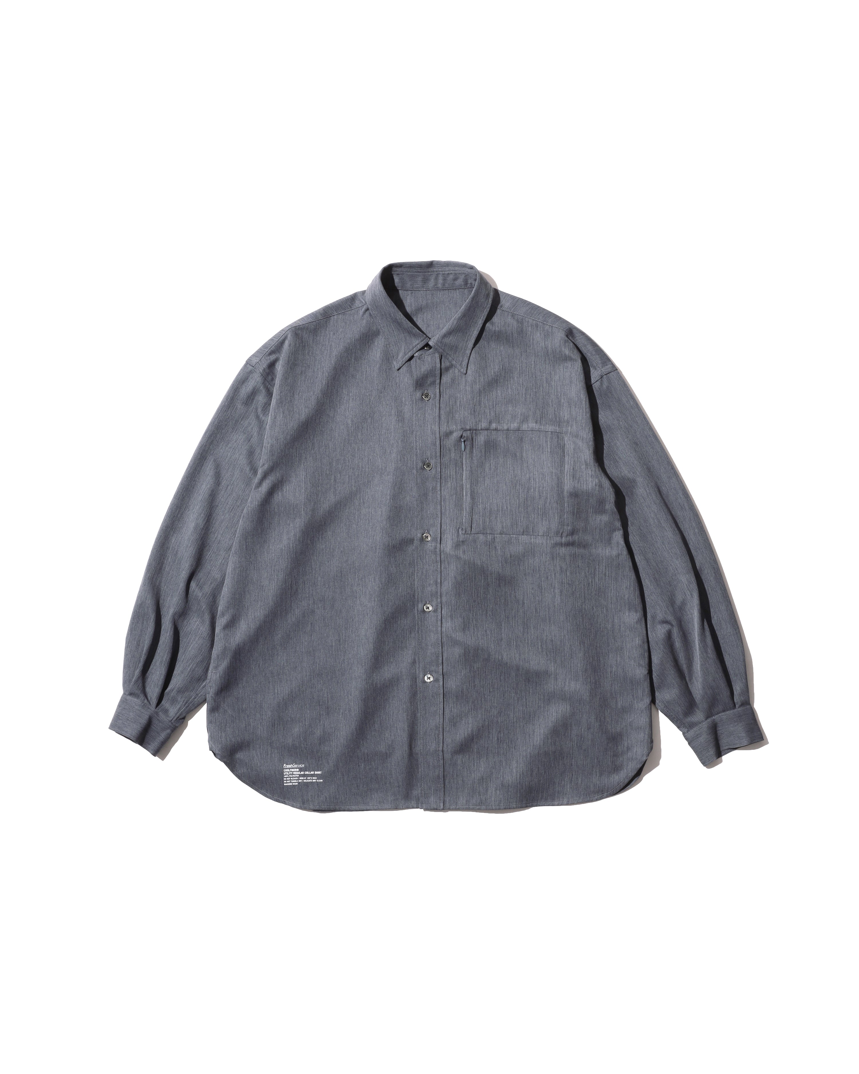 A*U様 freshservice coolfiber黒セットアップ定価3.5万 COOLFIBER OPEN COLLAR L/S SHIRT – FreshService® official site