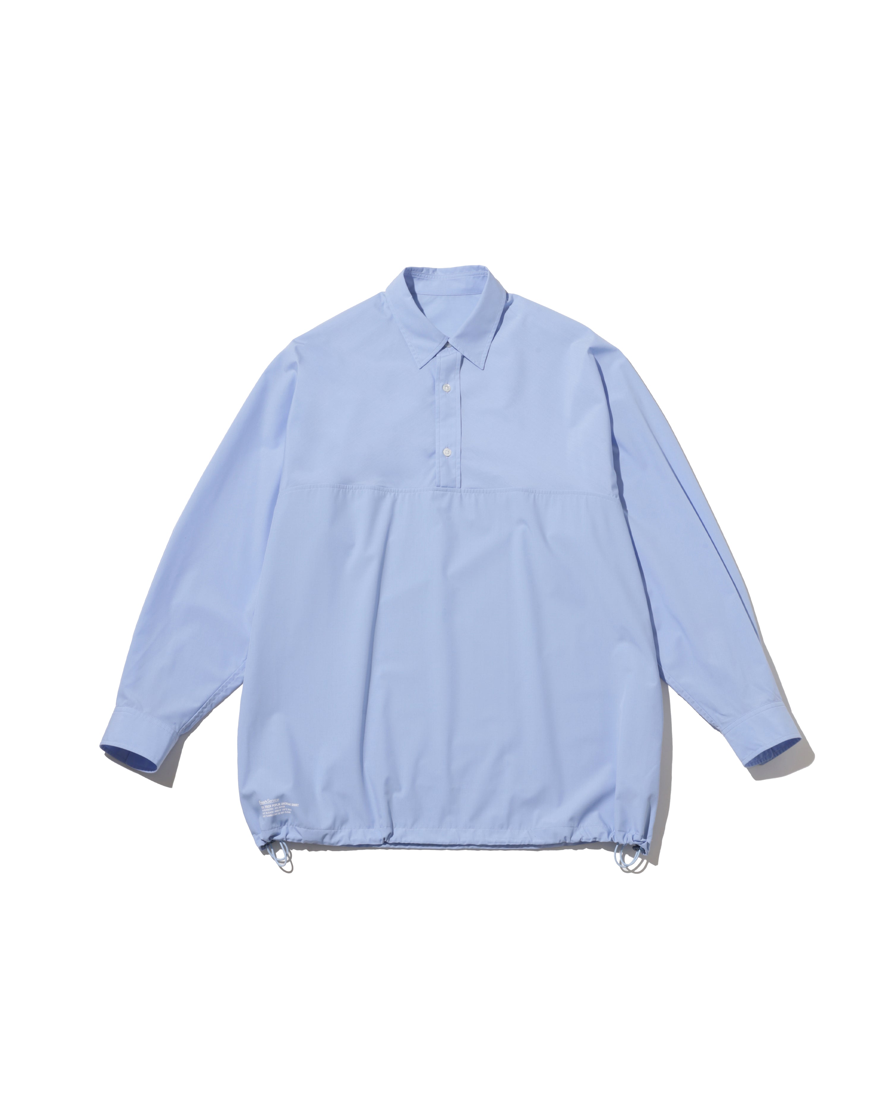 ゆきちゃん [UpcycleLino】 アノラックシャツ COOL TECH POPLIN L/S ANORAK SHIRT – FreshService® official site