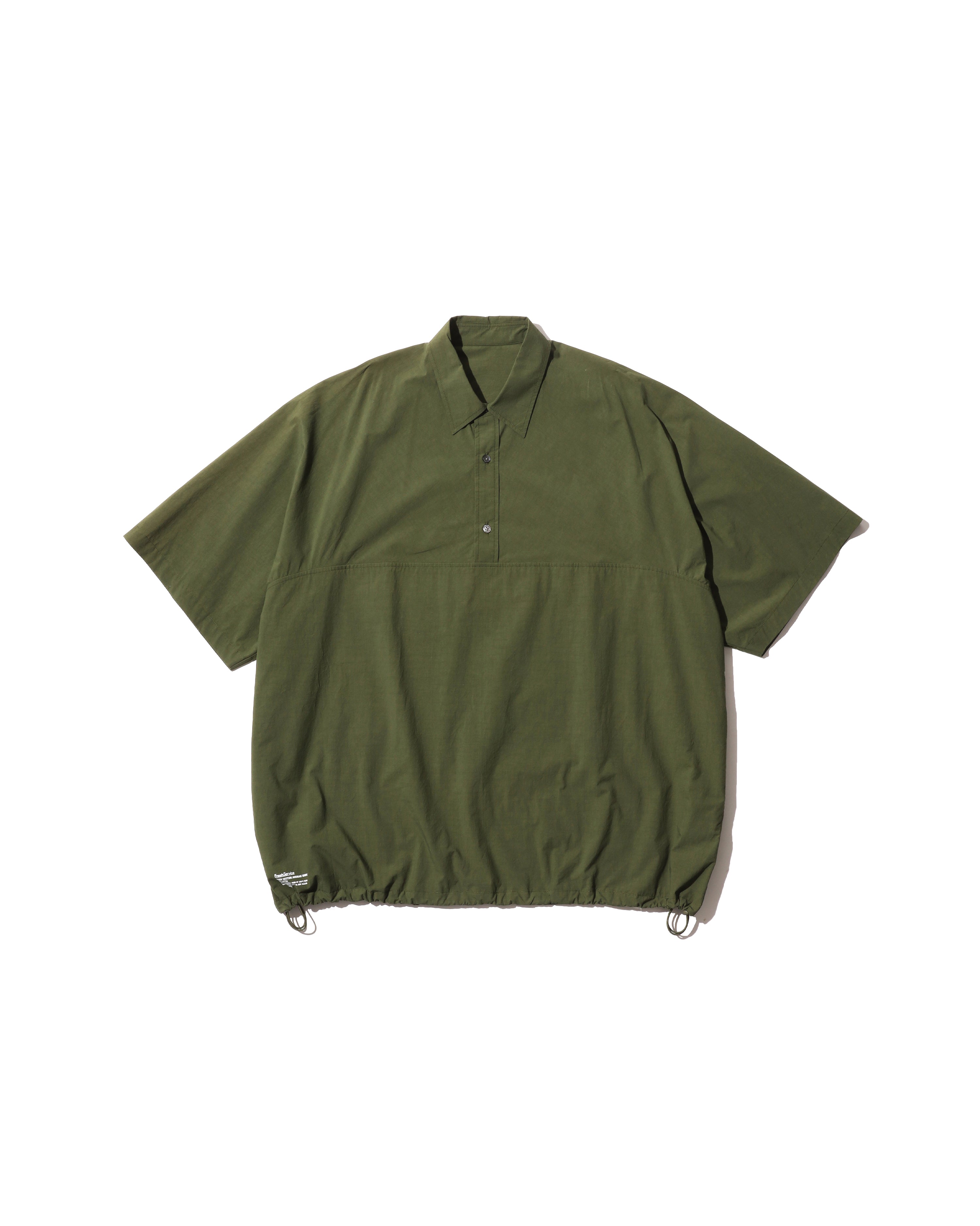 CRISP COTTON ANORAK S/S SHIRT – FreshService® official site