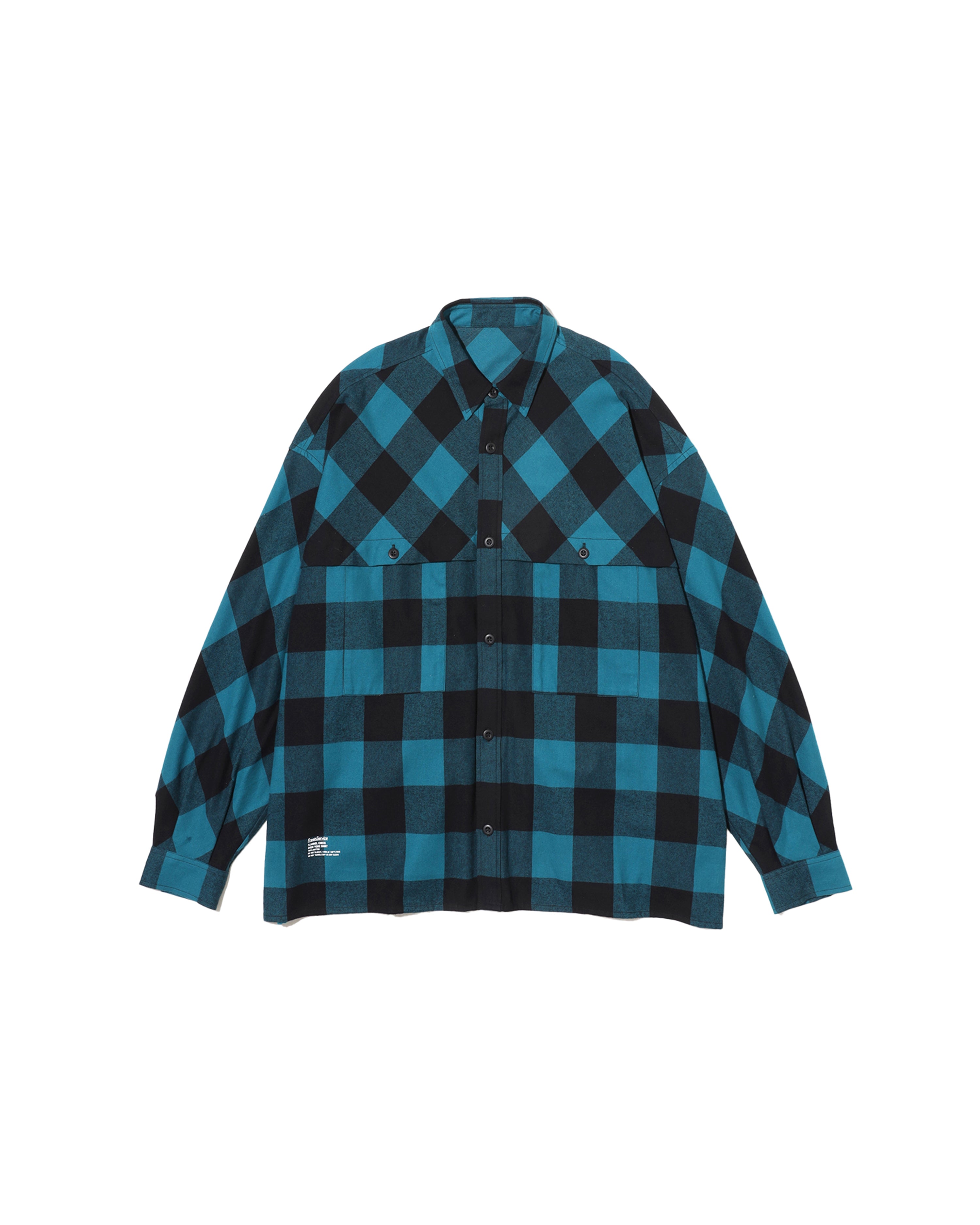 FLANNEL CHECK OVER YOKE SHIRT – FreshService® official site