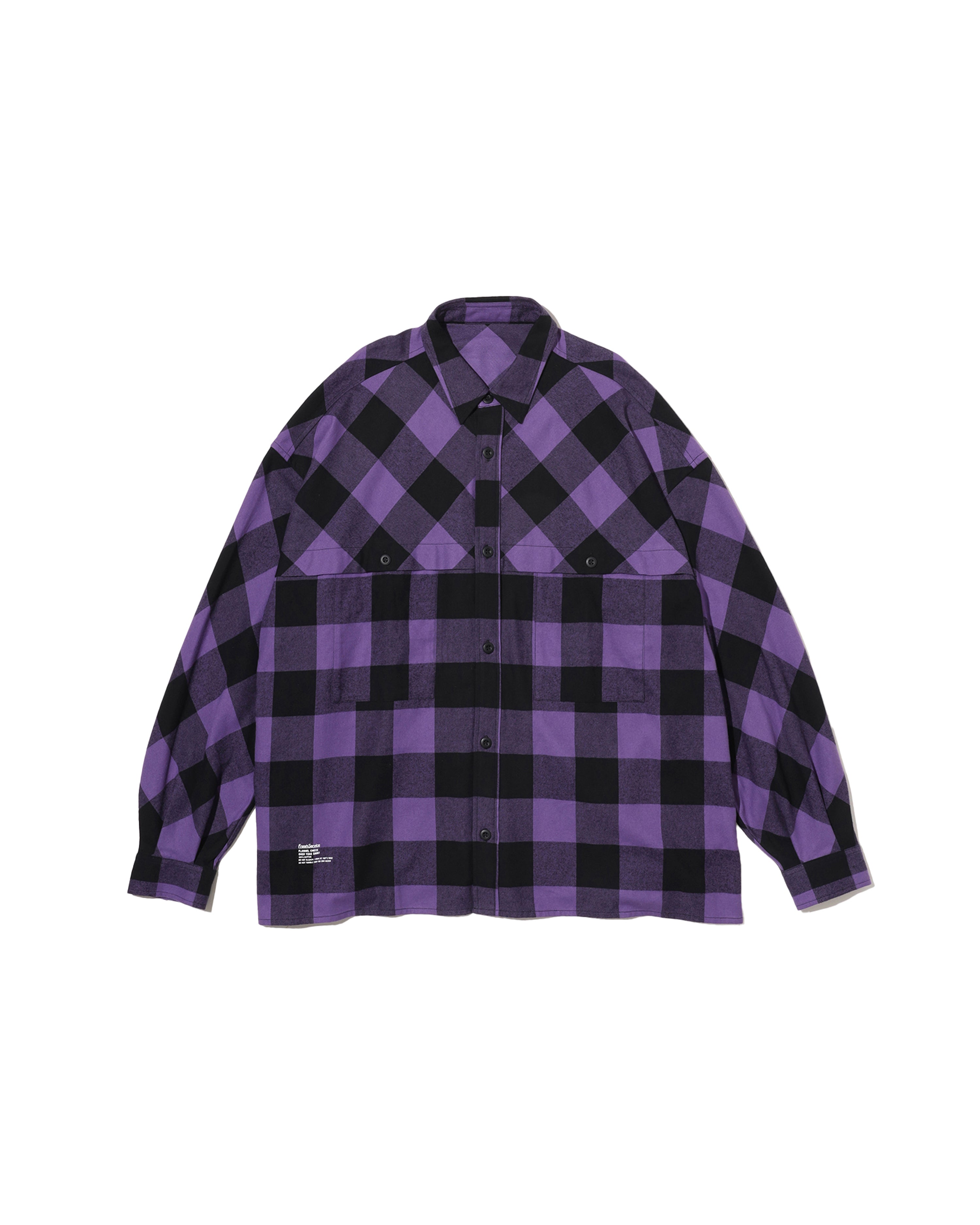 FLANNEL CHECK OVER YOKE SHIRT – FreshService® official site