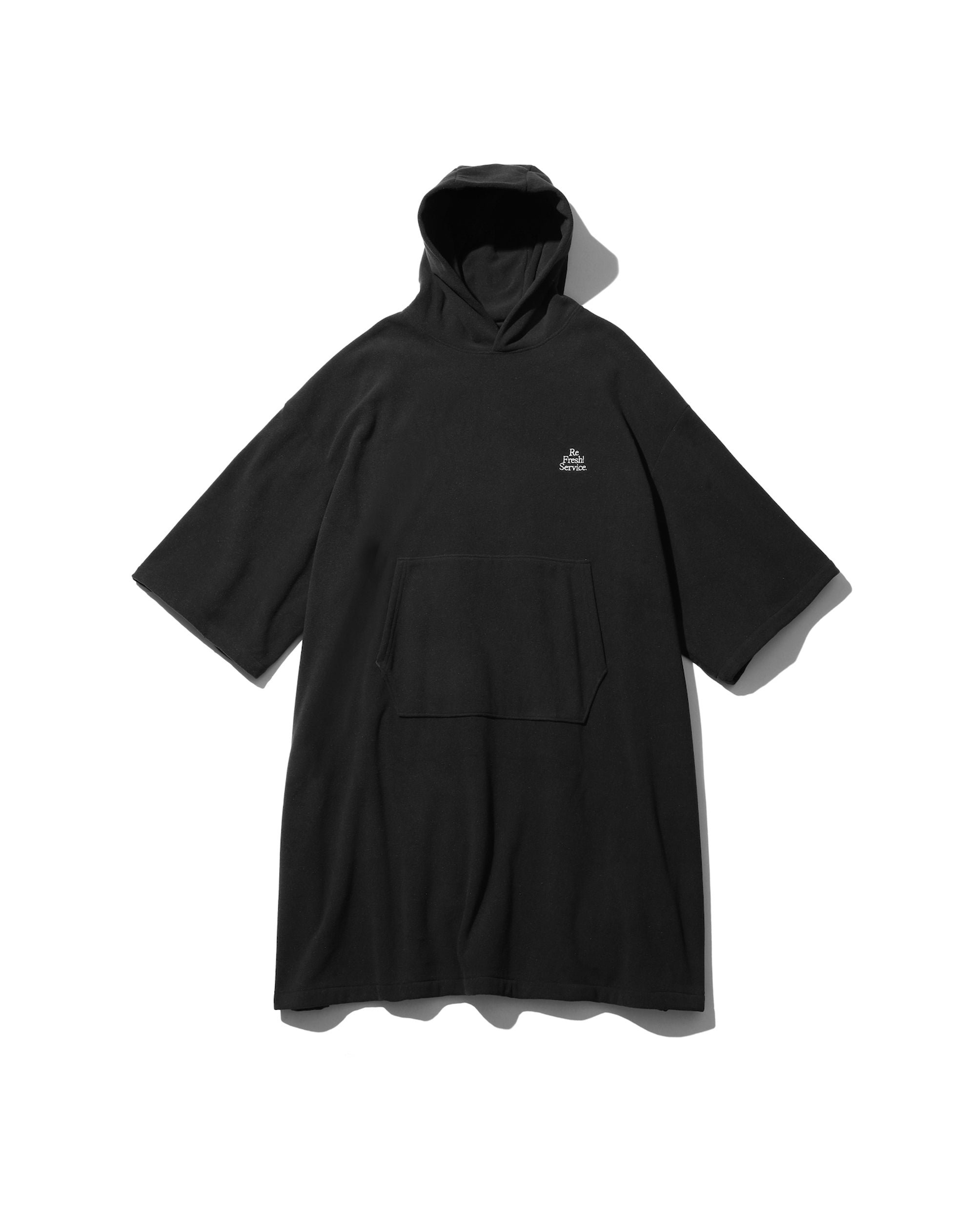 リフレッシュサービス　フリース　サウナポンチョ　黒 FLEECE SAUNA PONCHO – FreshService® official site
