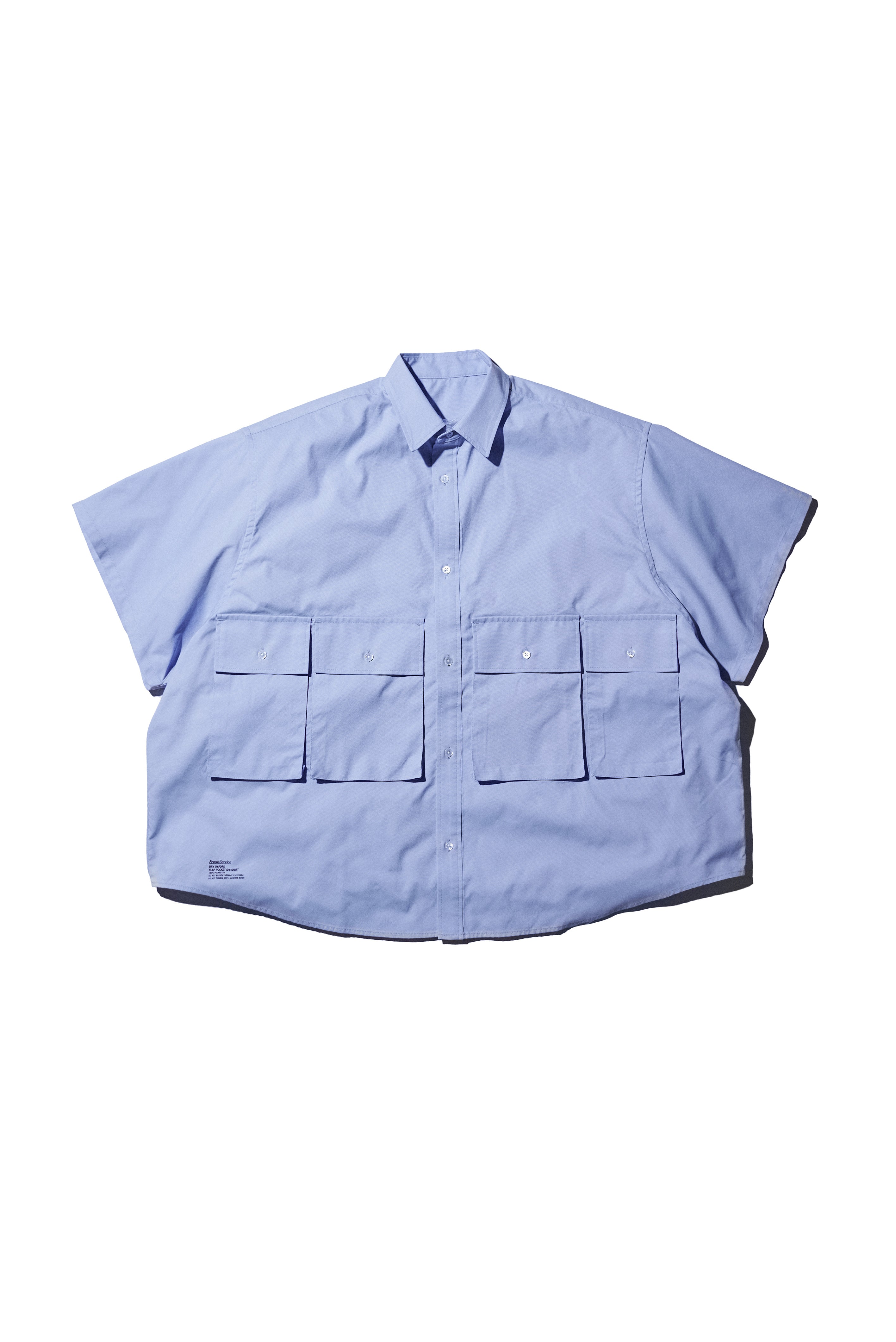 DRY OXFORD FLAP POCKET S/S SHIRT – FreshService® official site