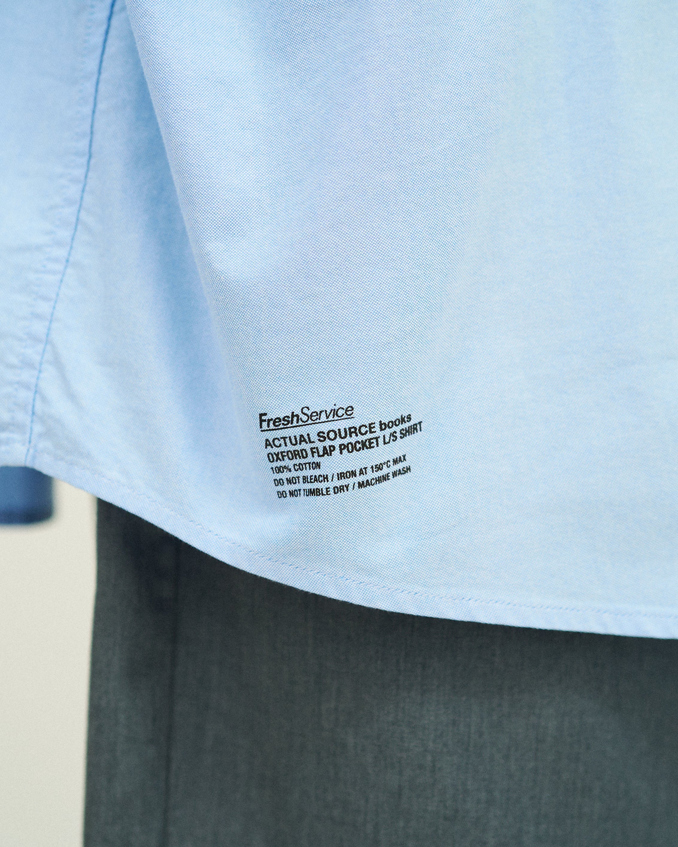 Actual Source × FS OXFORD FLAP POCKET L/S SHIRT – FreshService® official  site