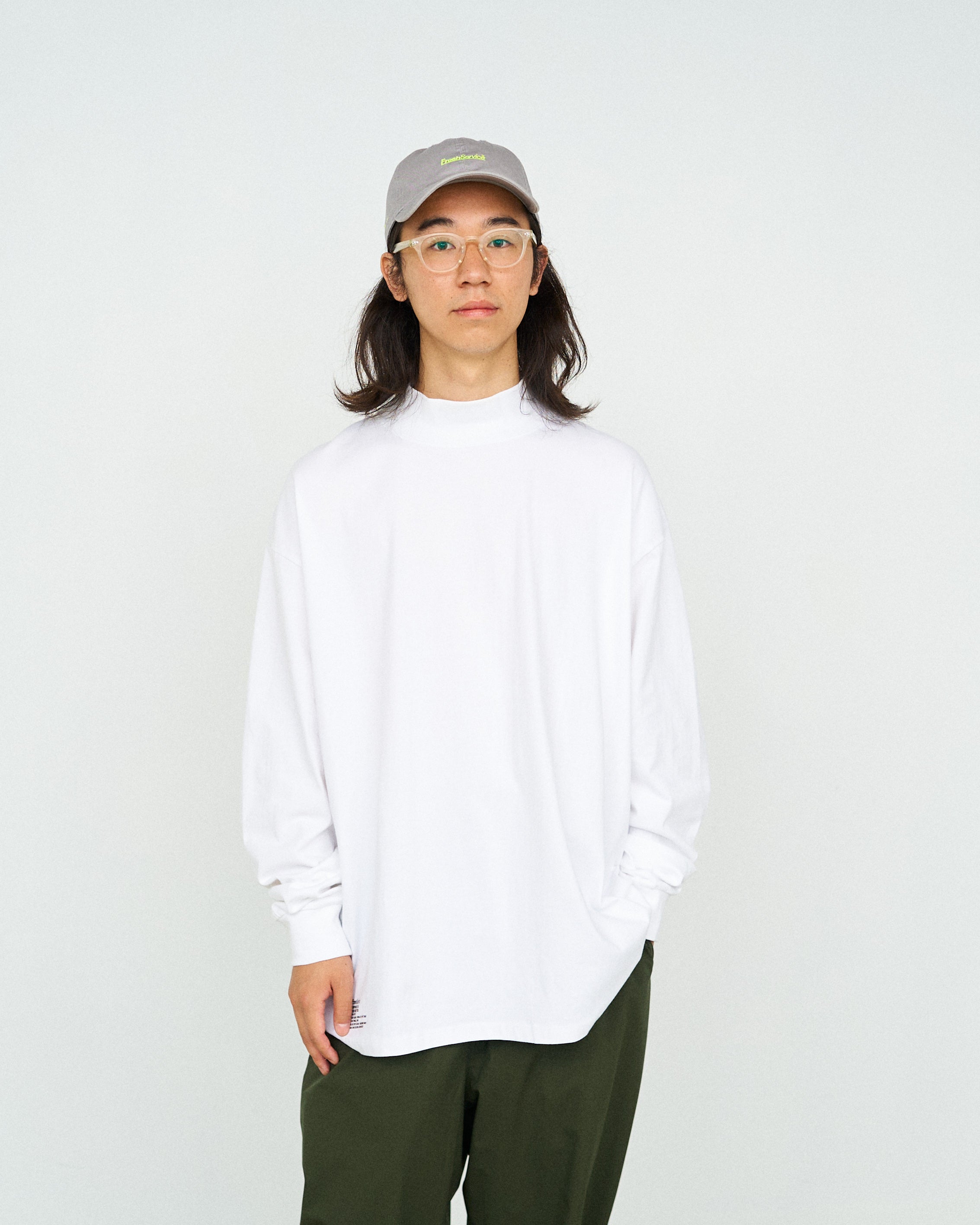 驚きの価格が実現！ FreshService blurhms L/S ブラック Tee PRINT T