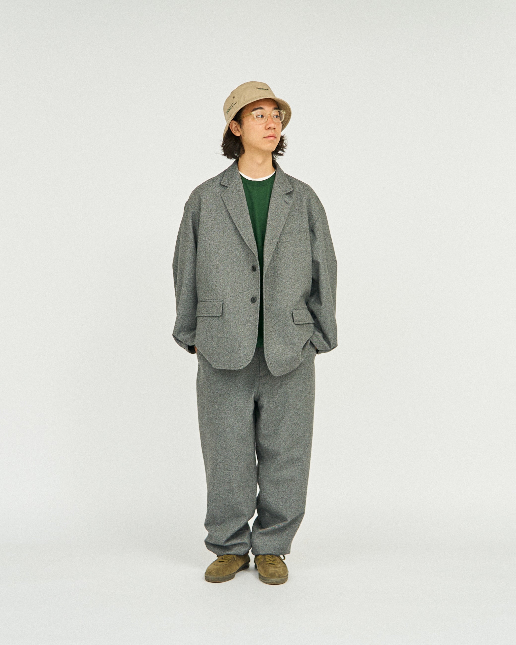 NULABEL ニューレーベル / REFRECTOR TWEED FIELD TROUSERS