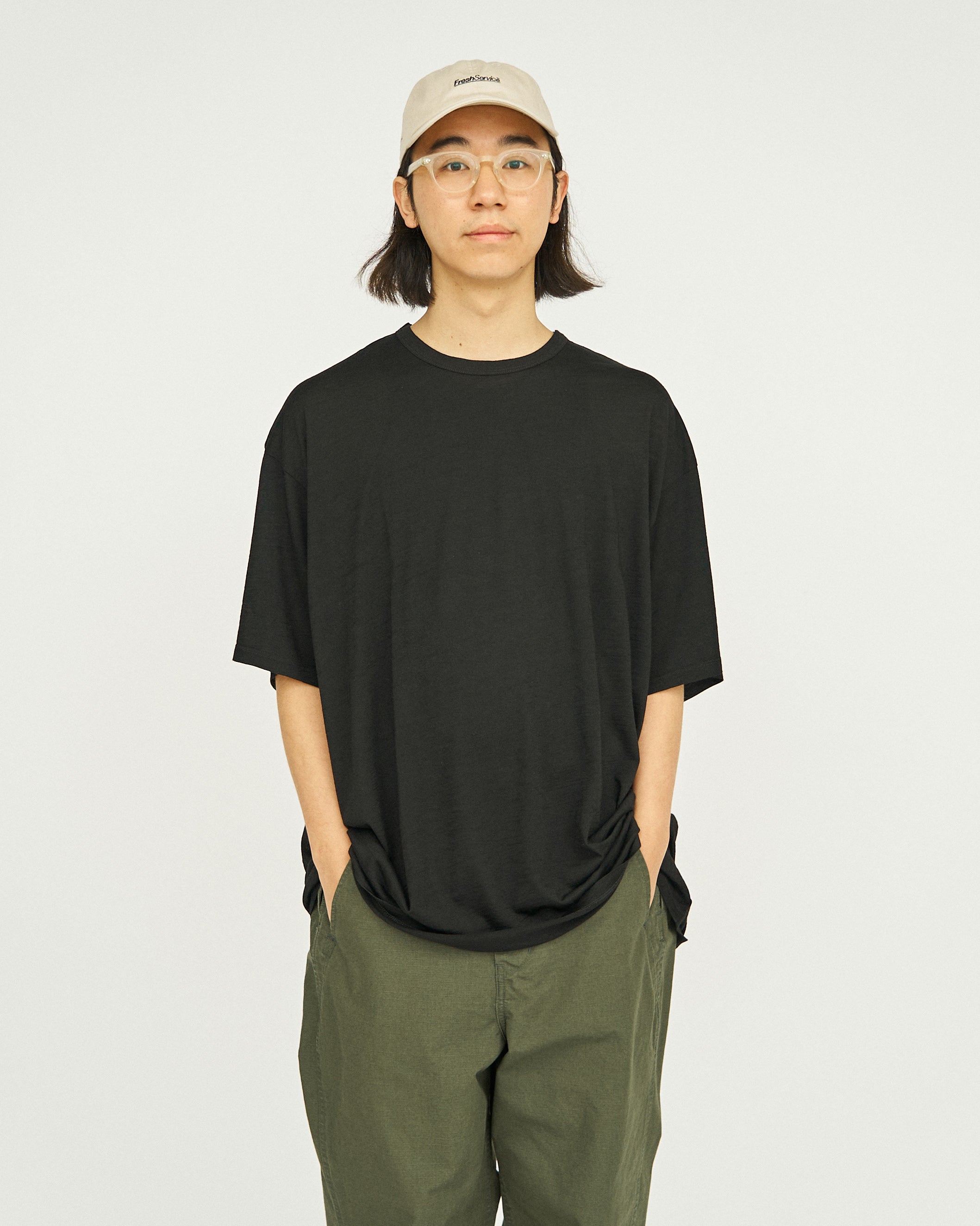 WASHABLE WOOL S/S TEE – FreshService® official site