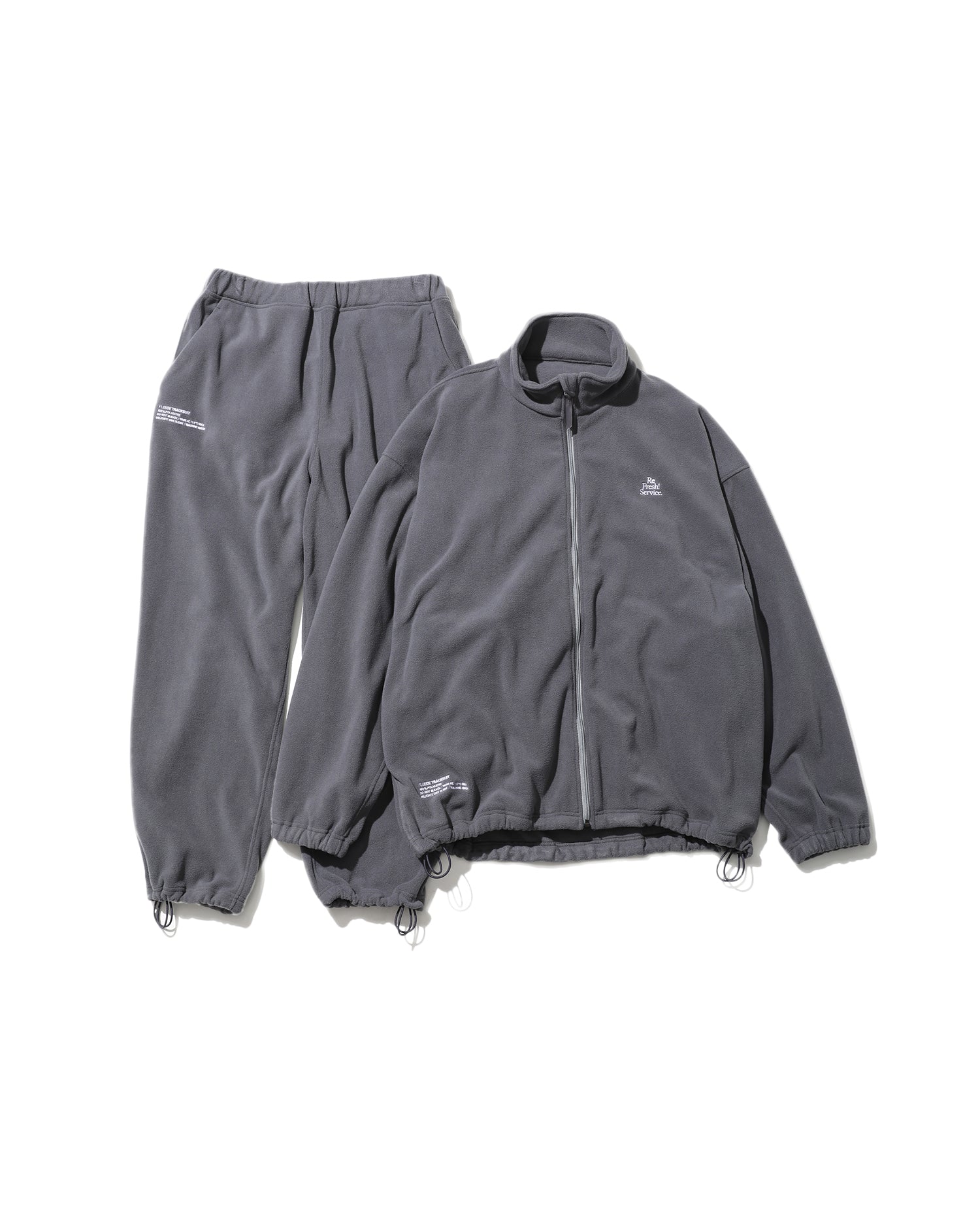 フレッシュサービス AS×FS FLEECE TRACKSUIT GRAY L FreshService / フレッシュサービス】 ReFresh!Service. FLEECE TRACK