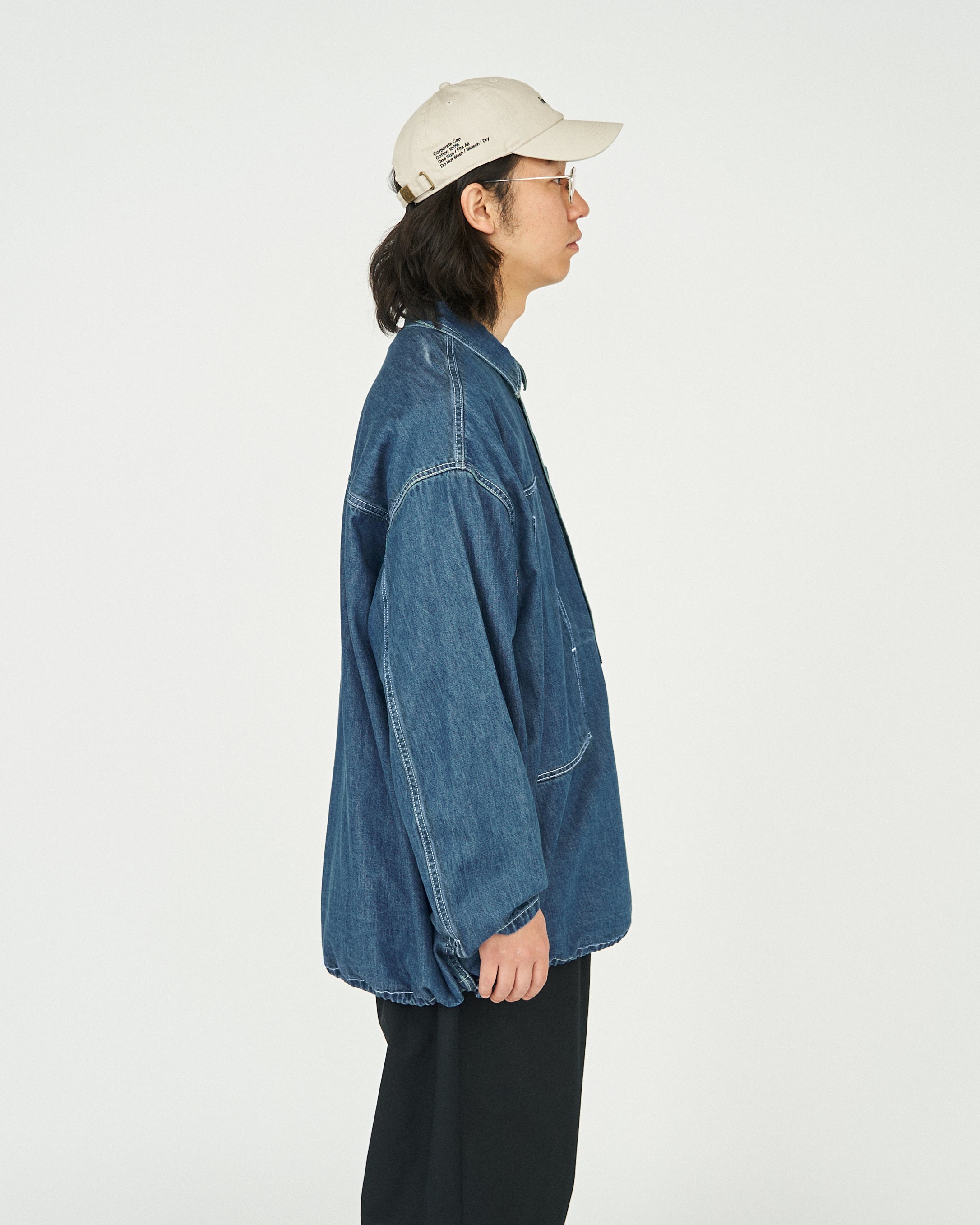 DENIM PULLOVER SHIRT(FADE INDIGO) – FreshService® official site