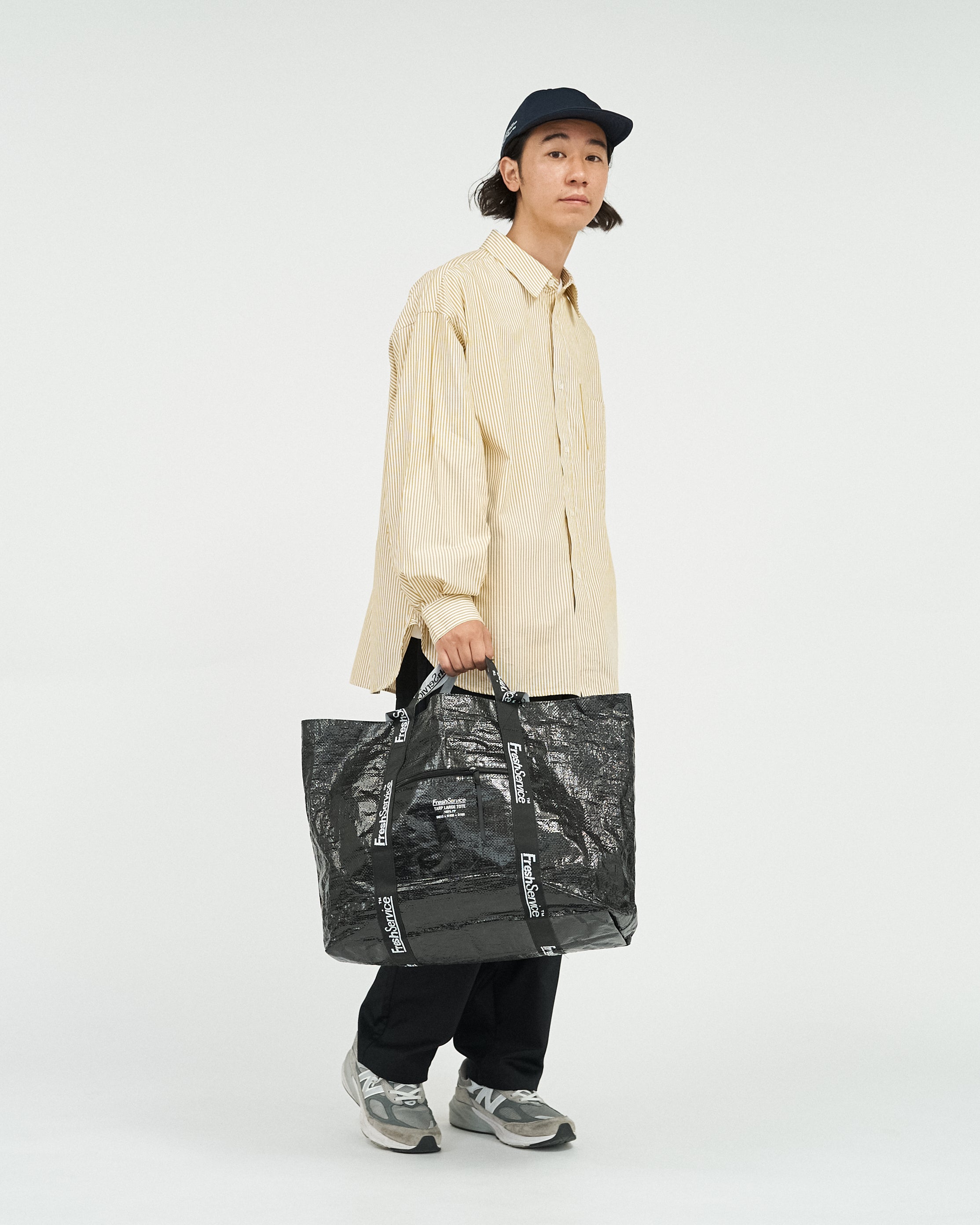 美品 非売品 VIP顧客限定 25SSブラック パテントレザー バッグ~~~ TARP LARGE TOTE – FreshService® official site