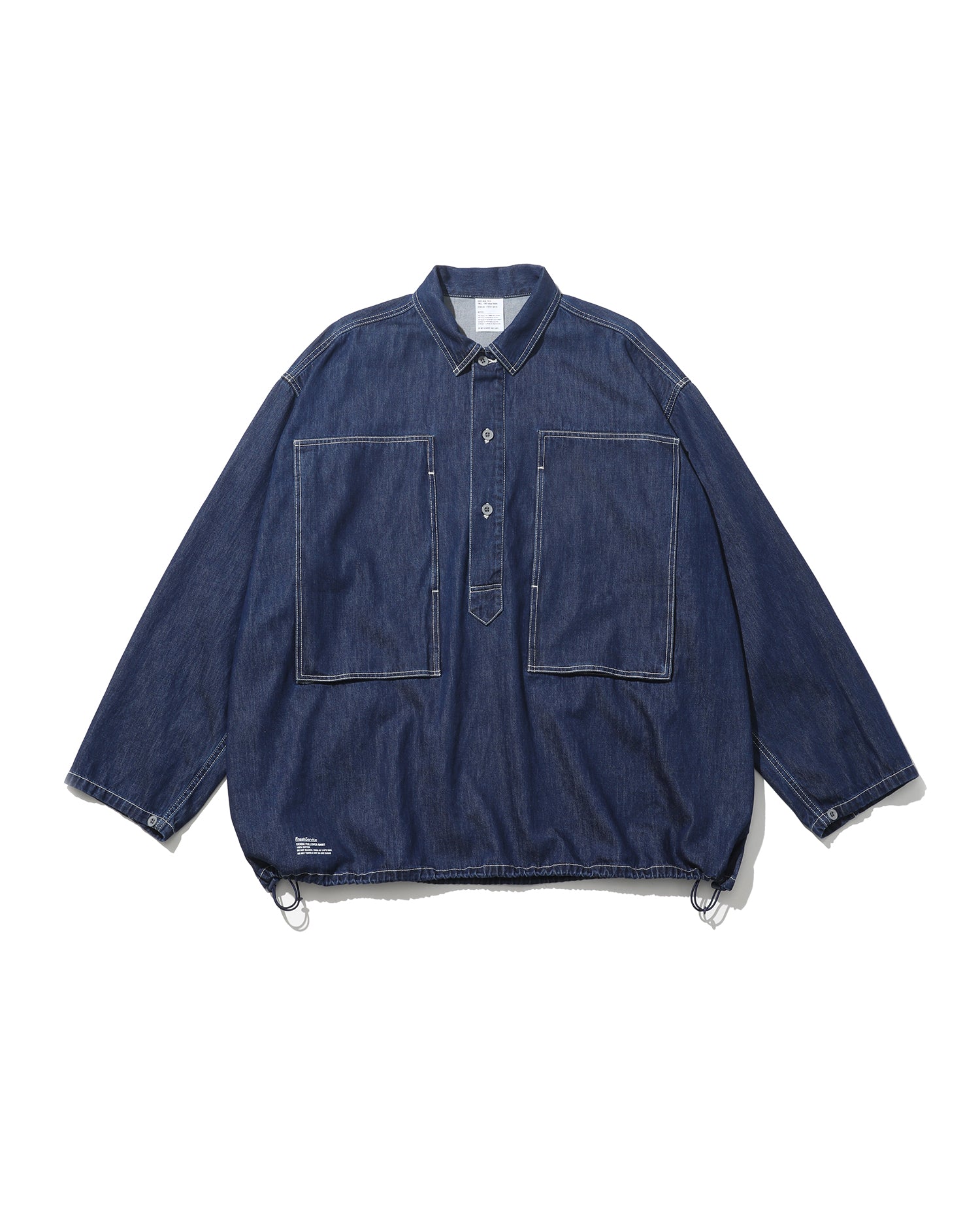 DENIM PULLOVER SHIRT(ONE WASH) – FreshService® official site