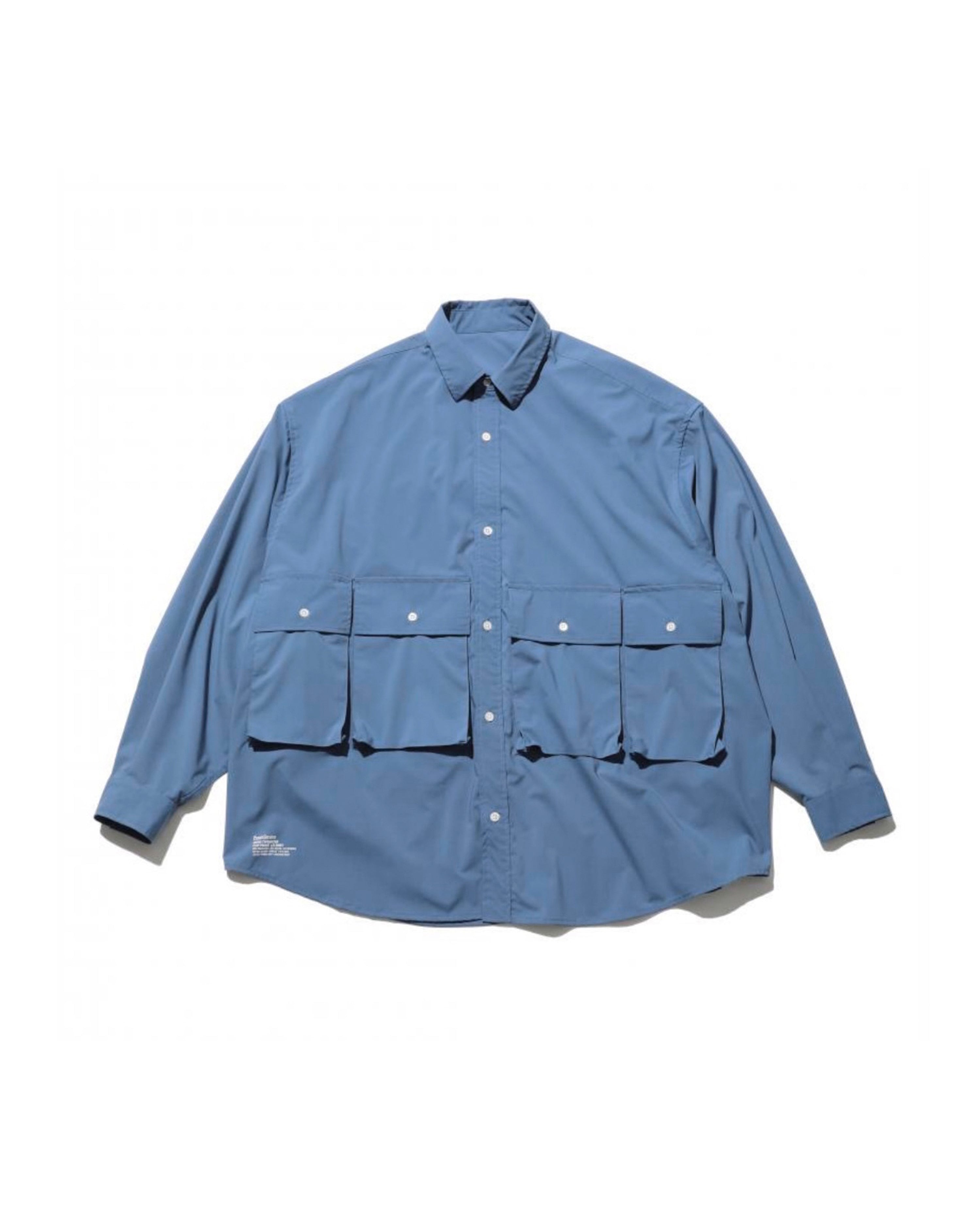 MICRO TYPEWRITER FLAP POCKET L/S SHIRT – FreshService