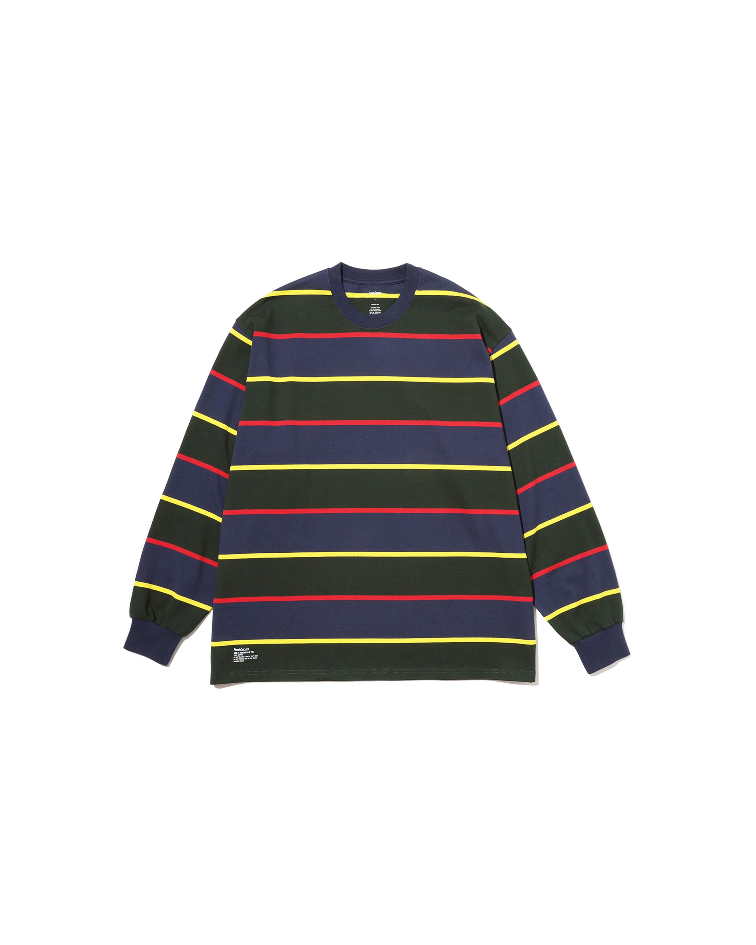 MULTI BORDER L/S TEE – FreshService® official site