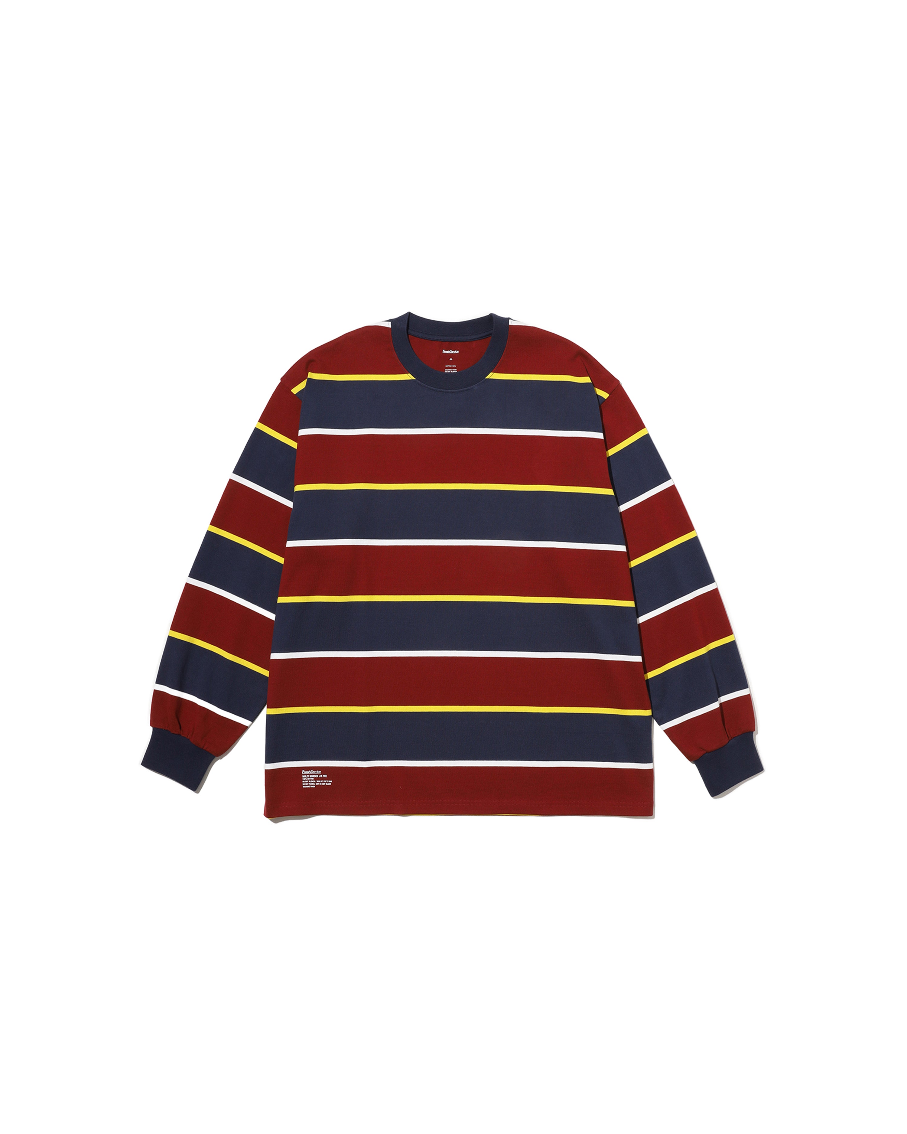 トップス FreshService MULTI BORDER L/S TEE MULTI-BORDER-L-S-TEE-MARRON.