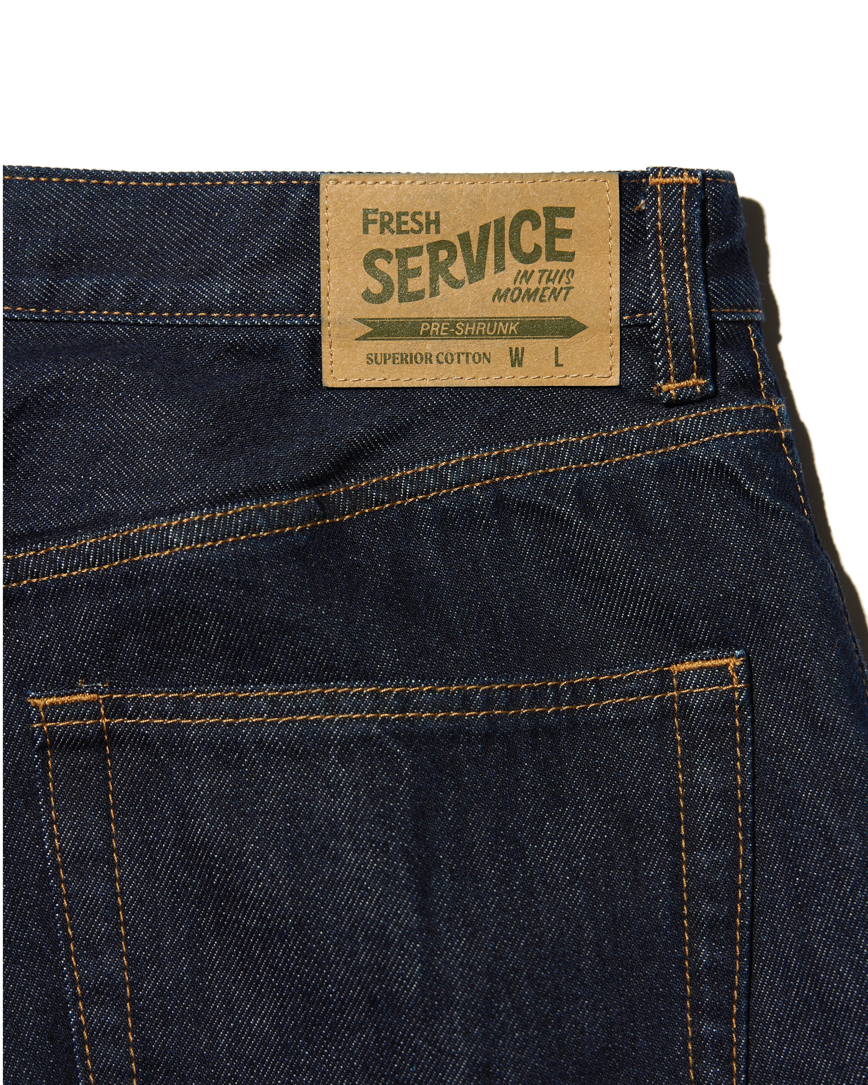 CORPORATE DENIM FIVE POCKET PANTS(ONE WASH) – FreshService