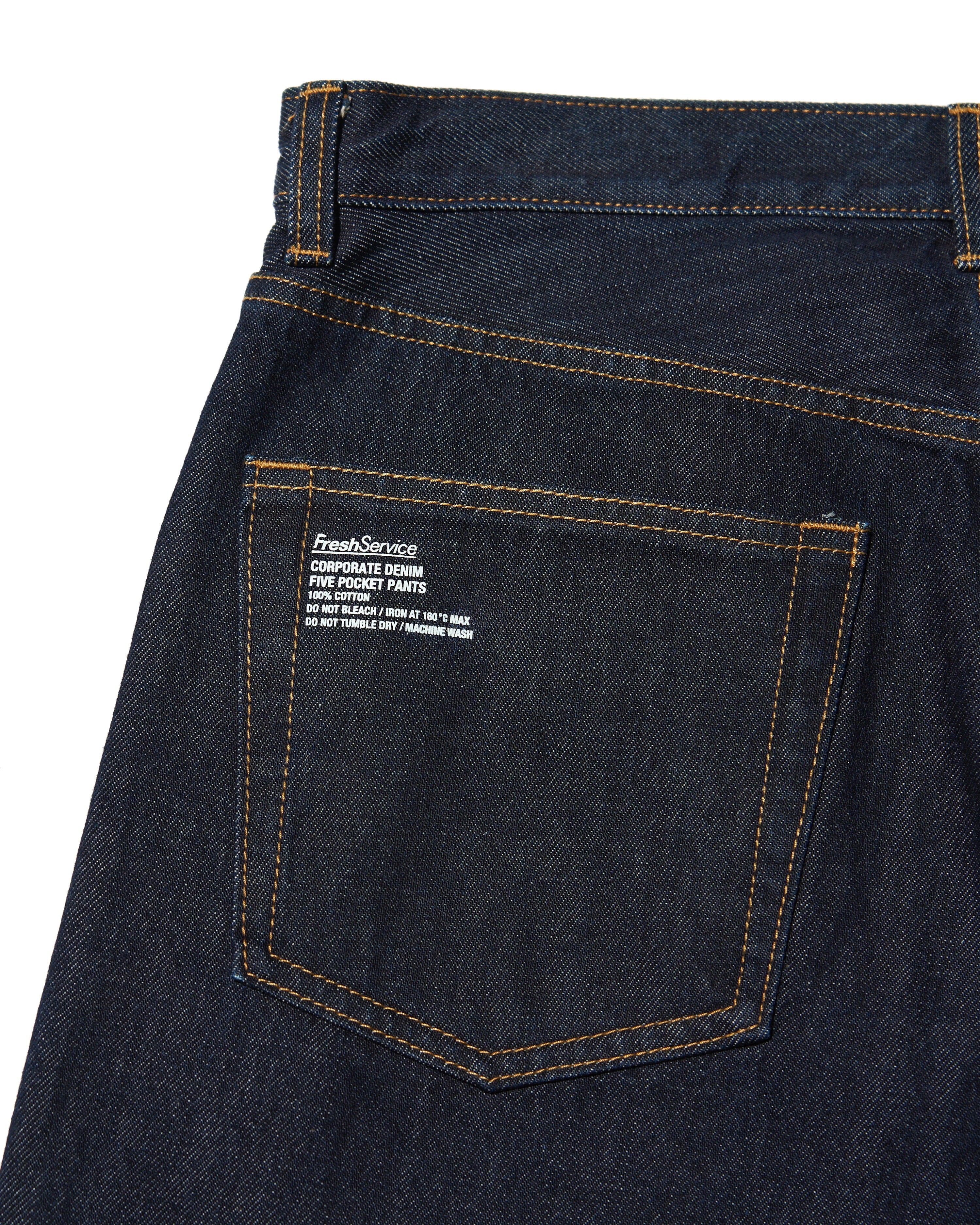 CORPORATE DENIM FIVE POCKET PANTS(ONE WASH) – FreshService