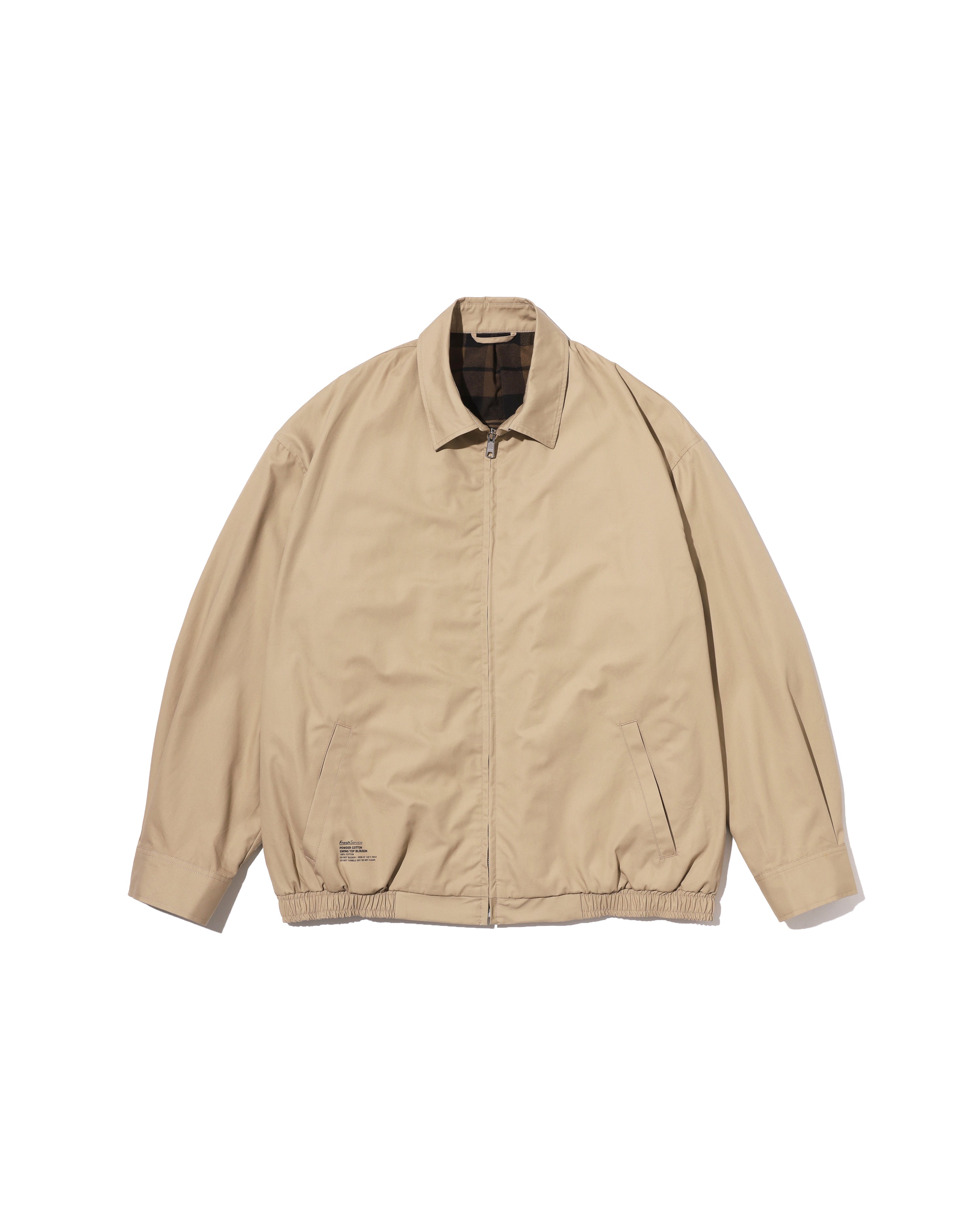 POWDER COTTON SWING TOP BLOUSON – FreshService® official site