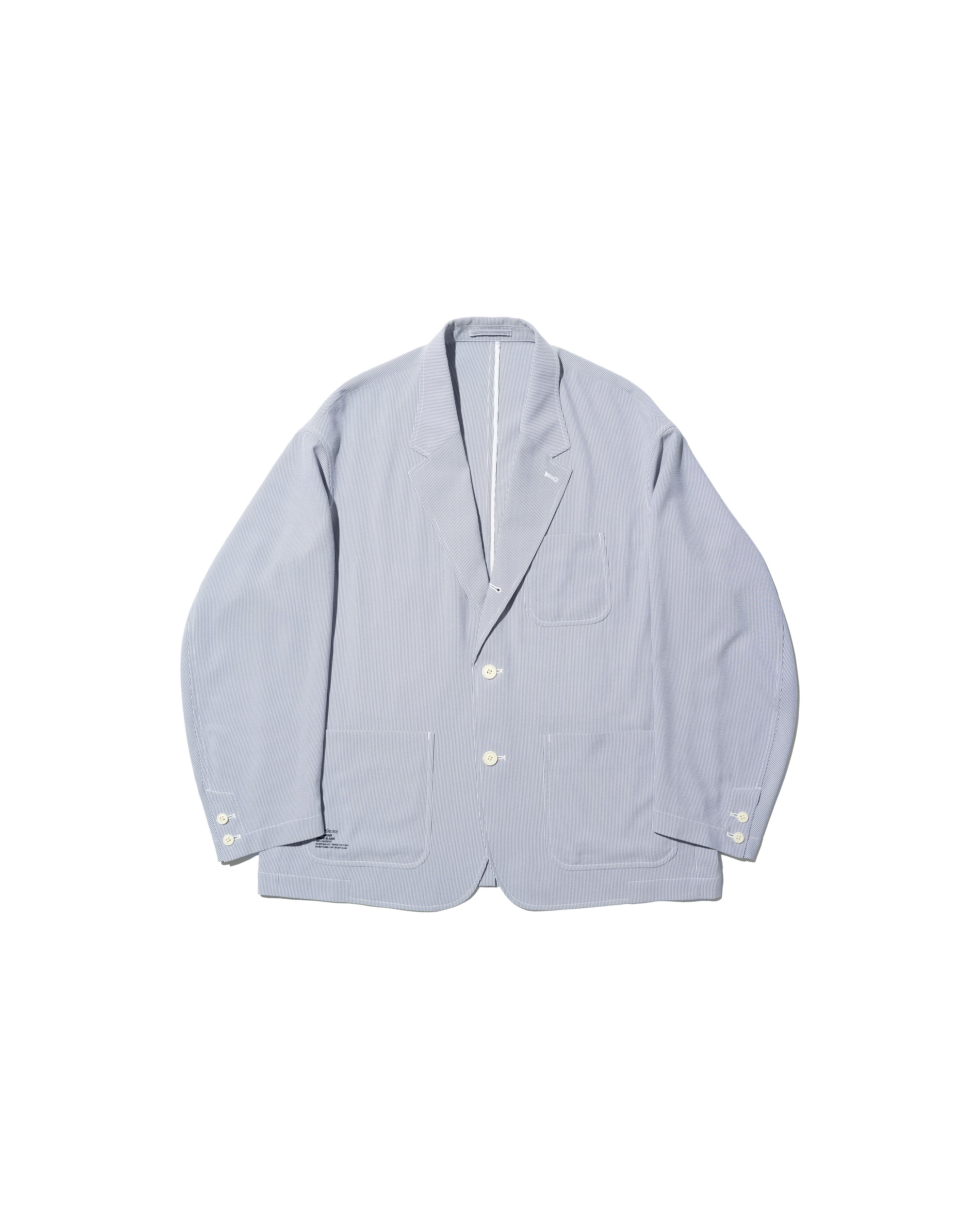 SEERSUCKER STRIPE BLAZER – FreshService® official site