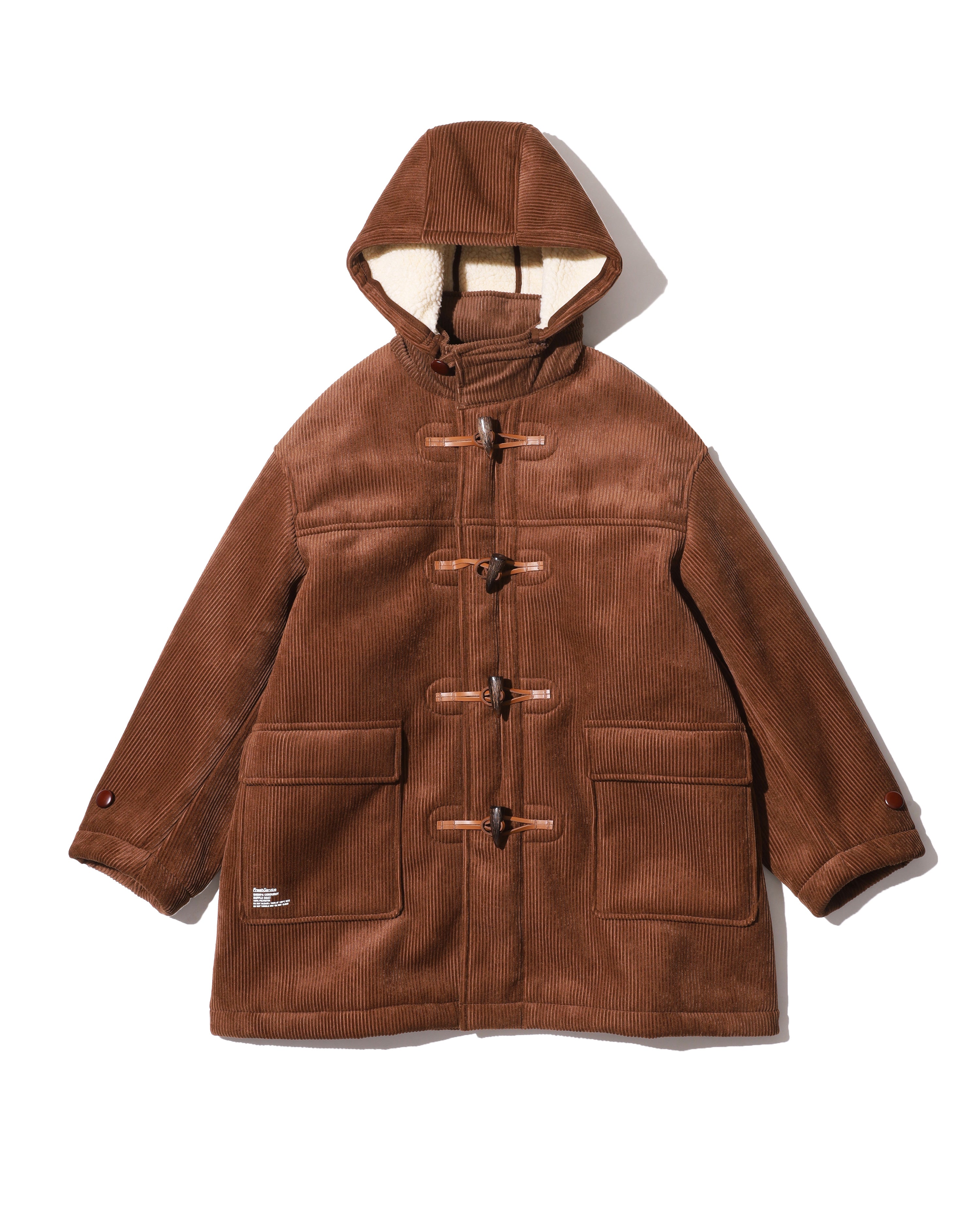 SHERPA CORDUROY DUFFLE COAT – FreshService® official site
