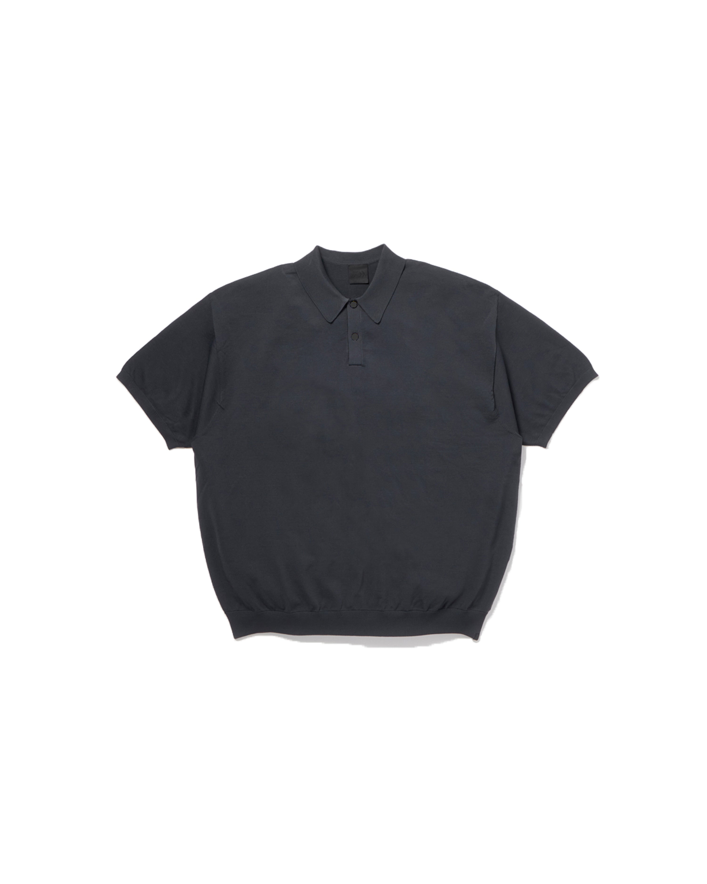 トップス TECH KNIT POLO S/S 2026SS3rd ink black TECH KNIT POLO S/S – FreshService® official site