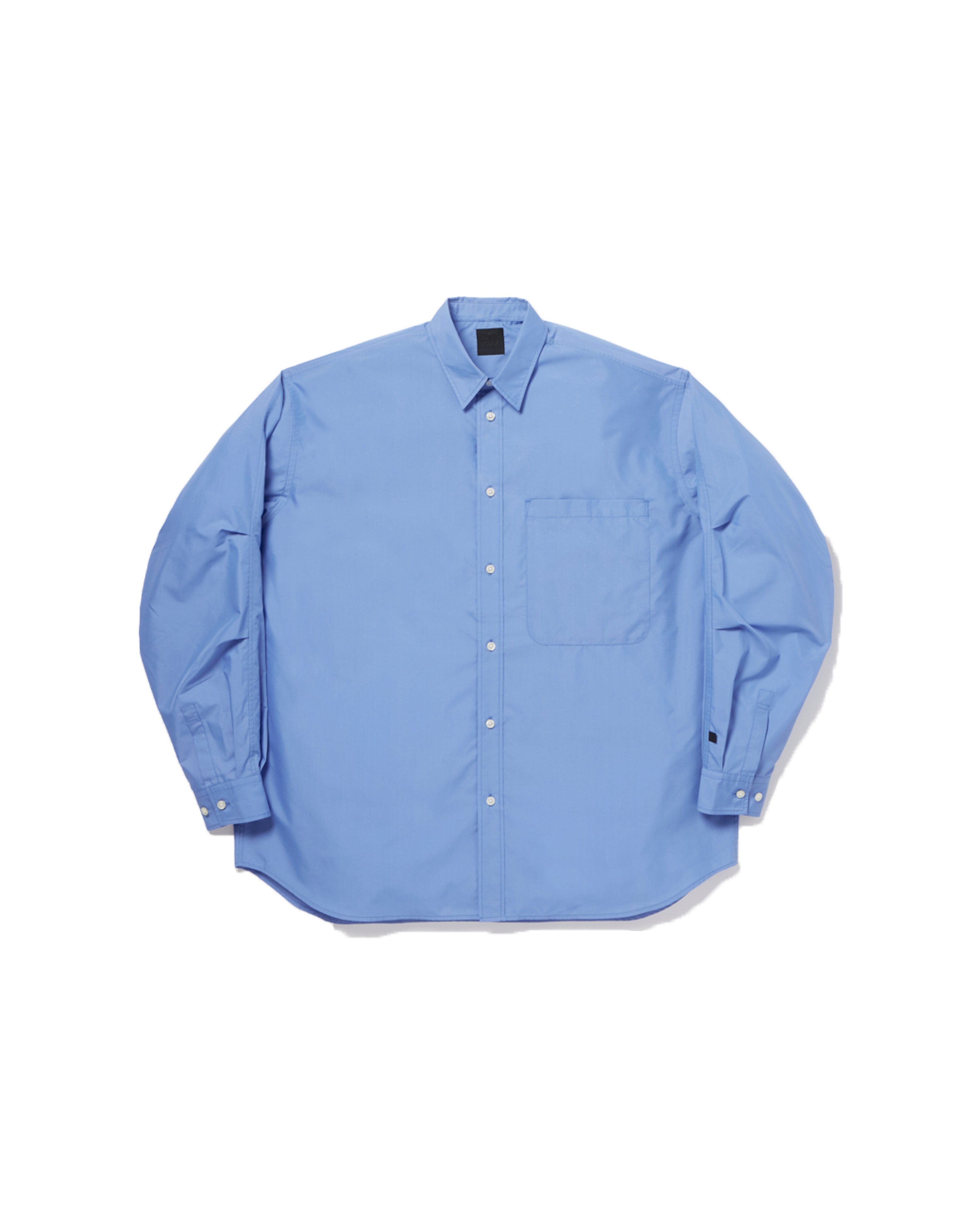 トップス TECH REGULAR COLLAR SHIRT L/S SOLID SAX TECH-REGULAR-COLLAR-SHIRT-L-S-
