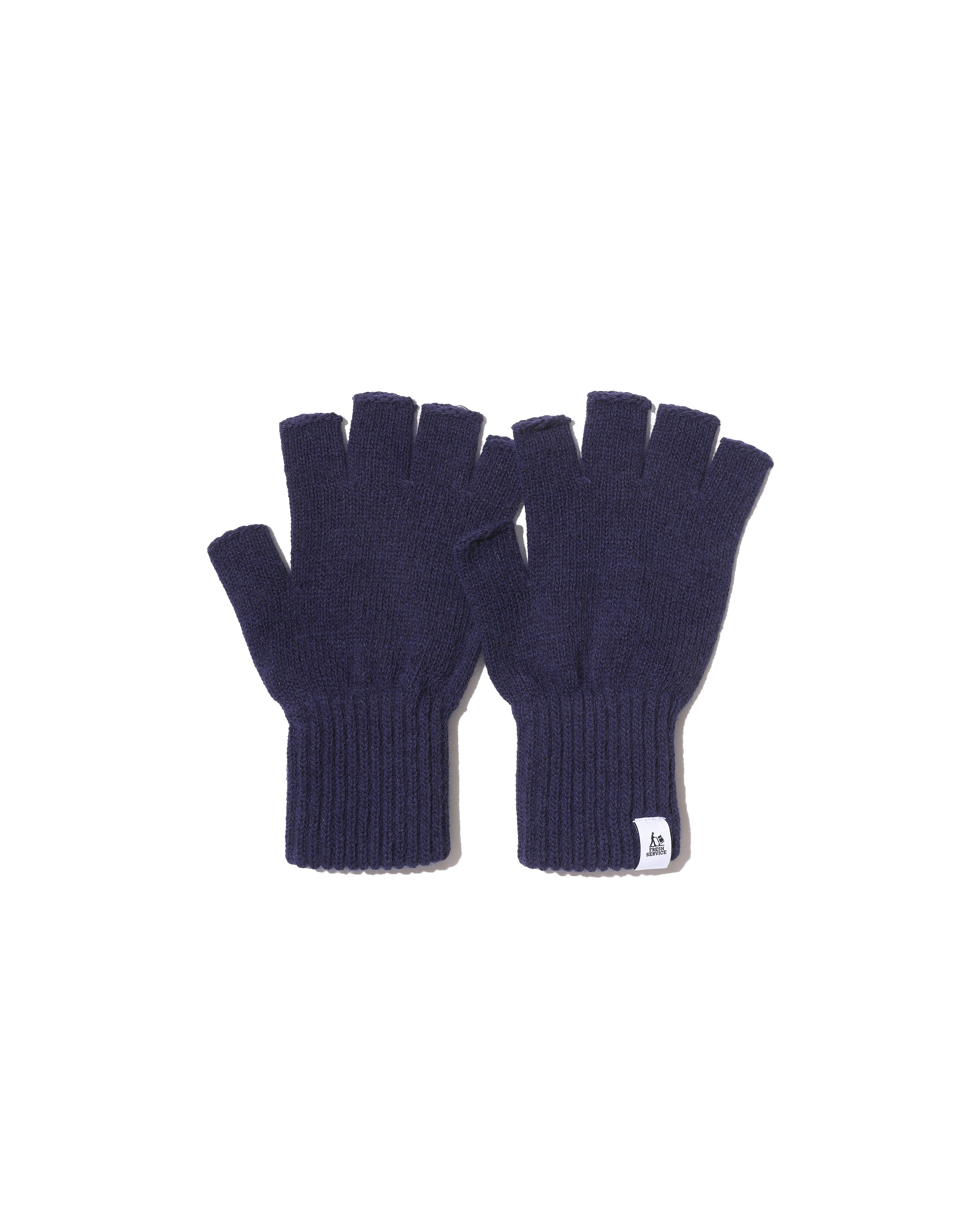 THERMAL RIB KNIT FINGERLESS GLOVES – FreshService® official site