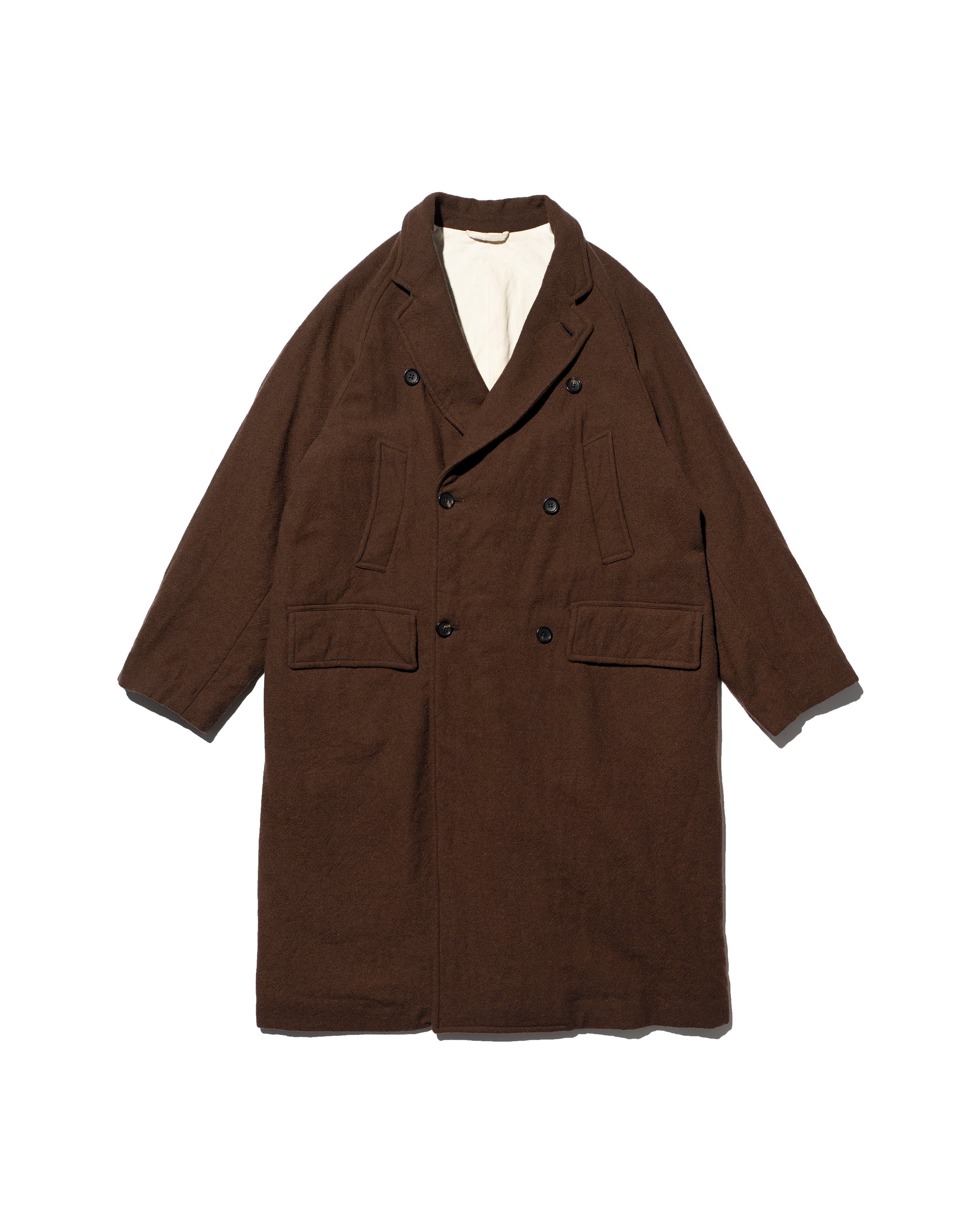 Classic Wool Double-Breasted Coat – FreshService® official site
