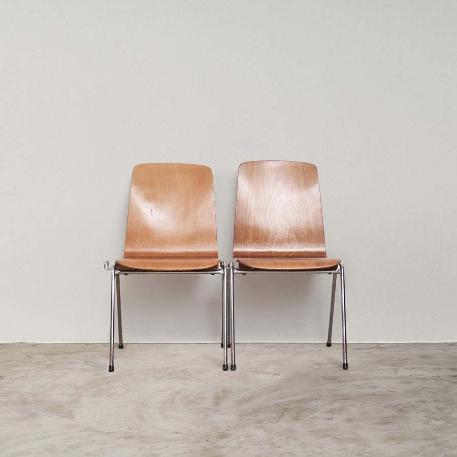 Stackable Chairs with Metal frame
