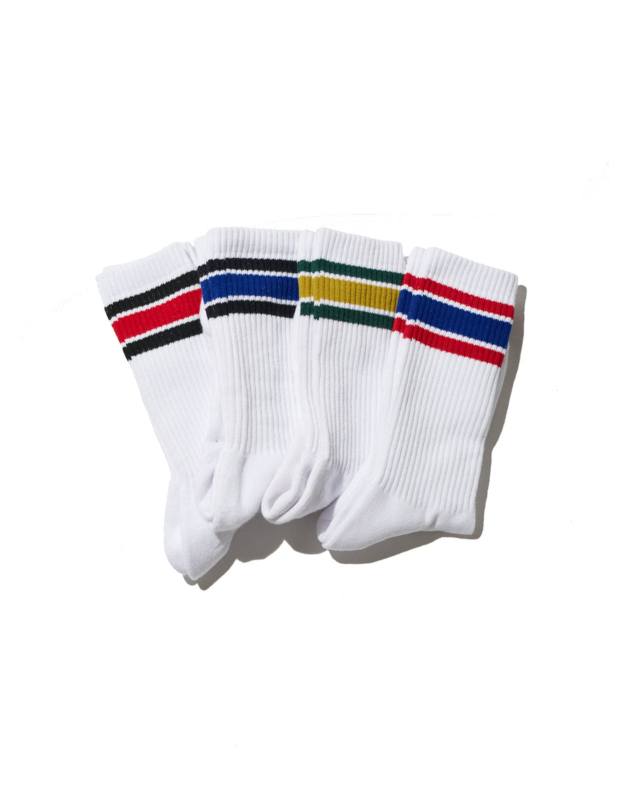 2-PACK MULTI STRIPE CREW SOCKS – FreshService® official site