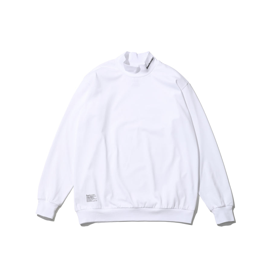 DOUBLE JERSEY DRY TECH L/S MOCK NECK TEE