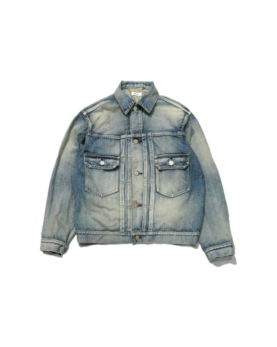 HYPER BIG CLASSIC VINTAGE ”2ND” SHUTTLE DENIM SIDE PANEL JACKET