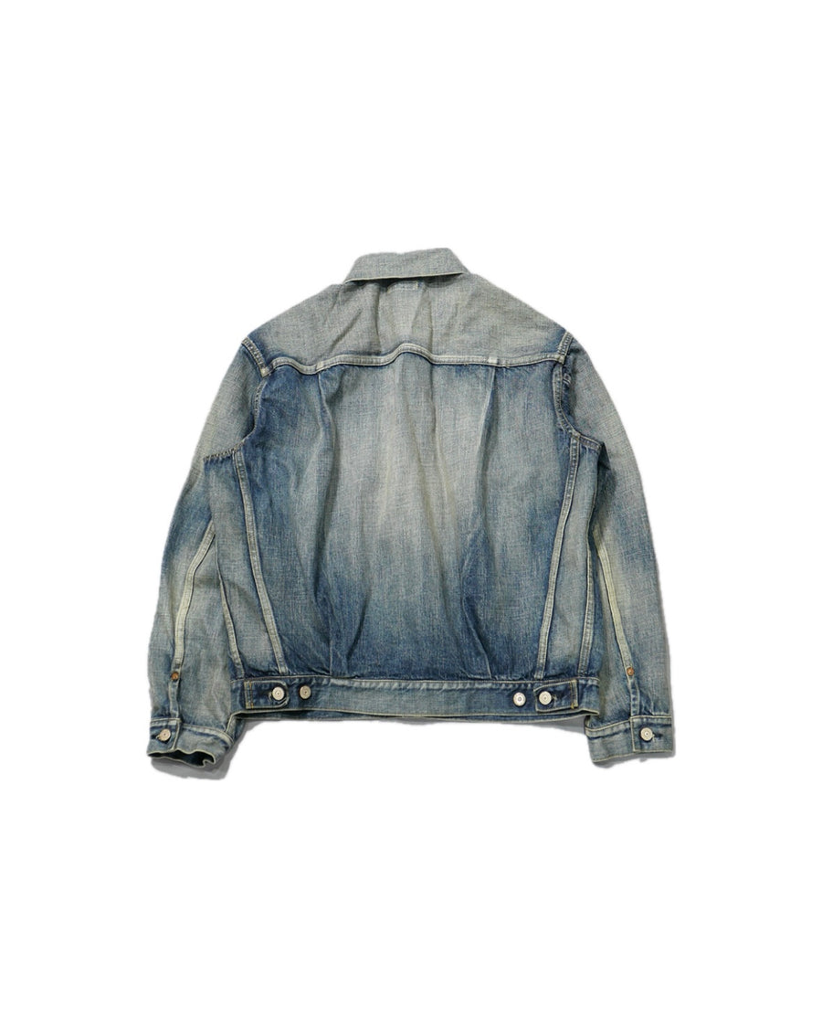 HYPER BIG CLASSIC VINTAGE ”2ND” SHUTTLE DENIM SIDE PANEL JACKET