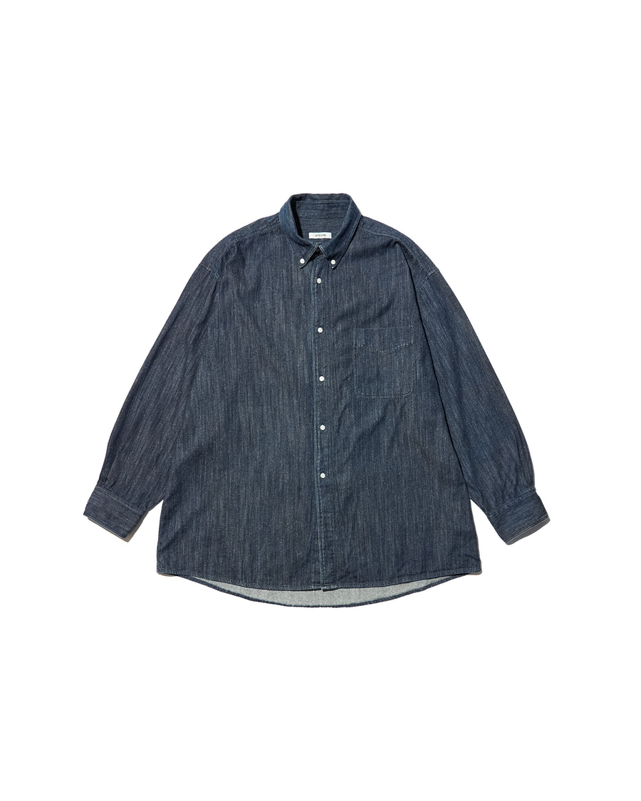 7oz SILK DENIM 90s FIT BUTTON DOWN SHIRT