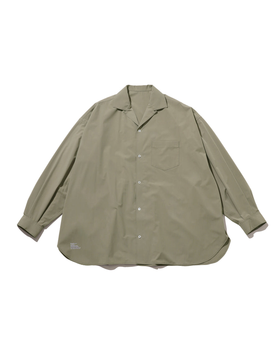 AIR POPLIN OPEN COLLAR SHIRT – FreshService® official site