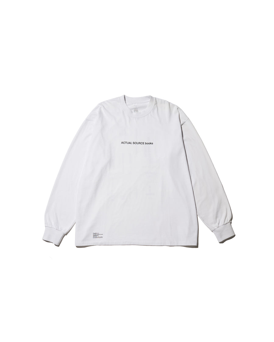 AS×FS CORPORATE L/S TEE “BOOK STACK”