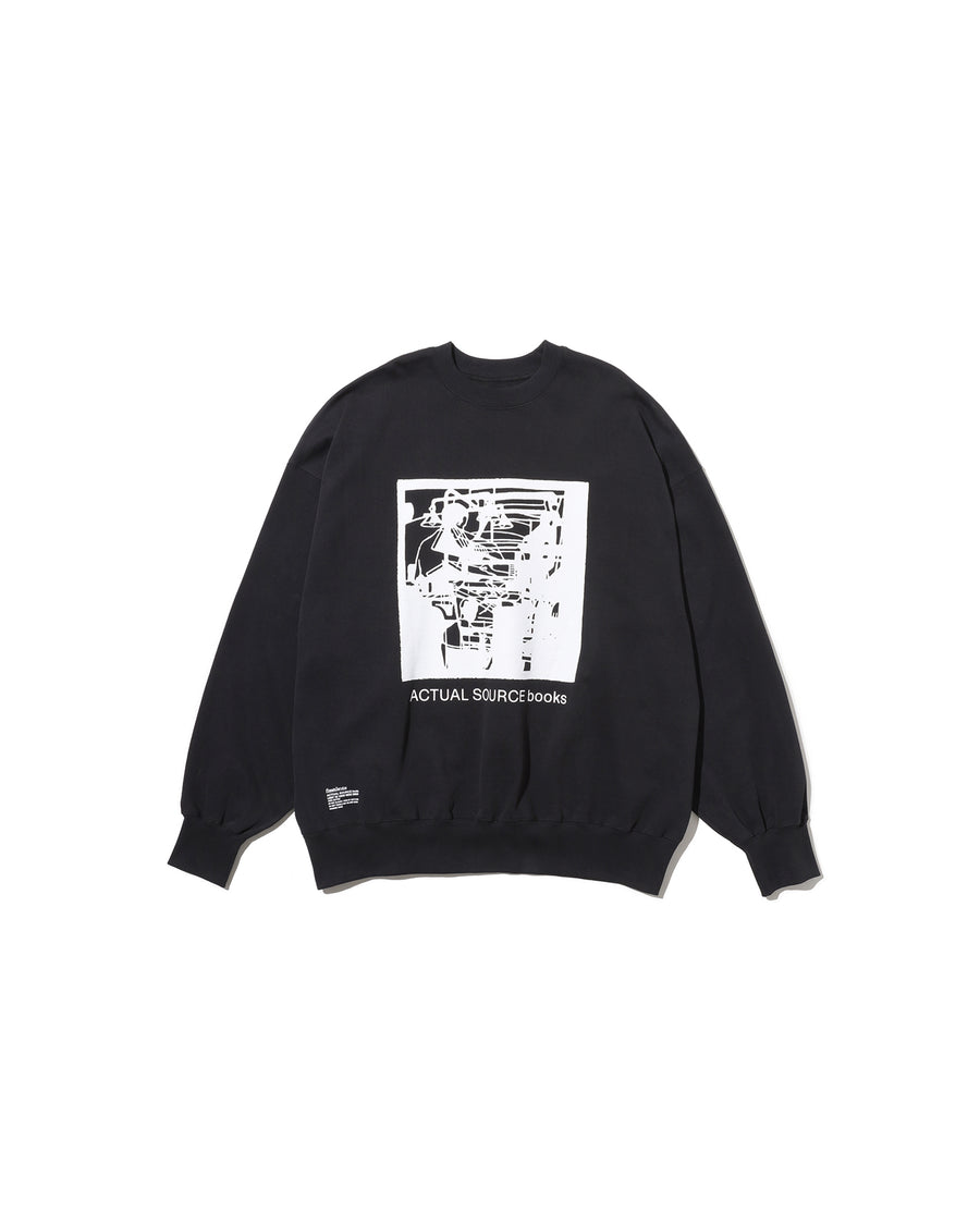 AS×FS LIGHT OZ CREW NECK SWEAT  “LITHOGRAPH”