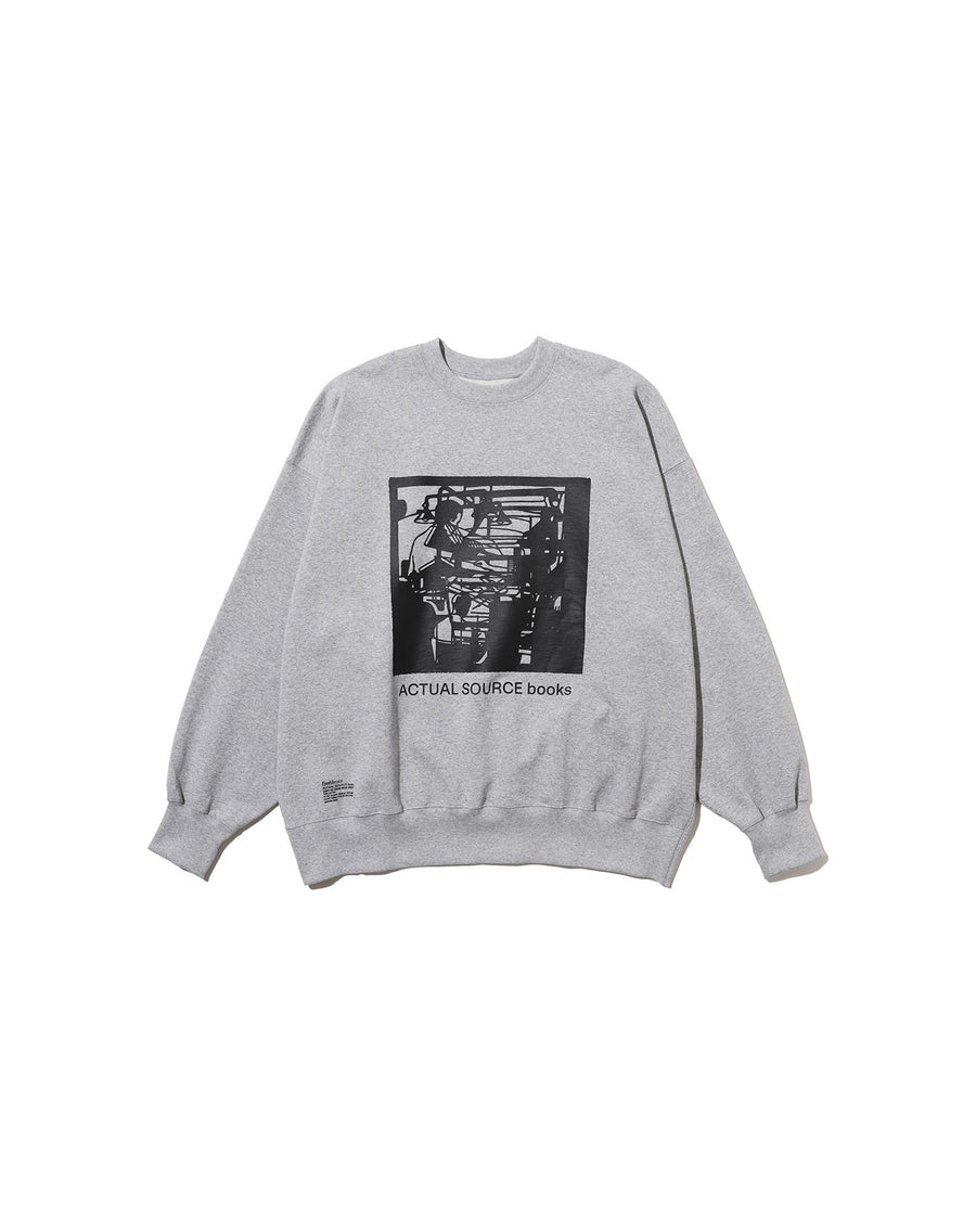 AS×FS LIGHT OZ CREW NECK SWEAT  “LITHOGRAPH”