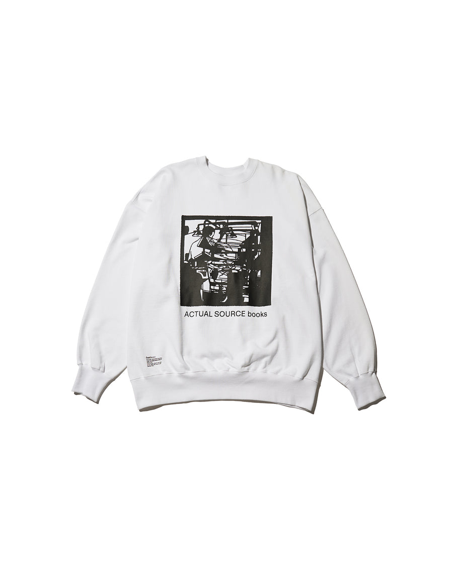 AS×FS LIGHT OZ CREW NECK SWEAT  “LITHOGRAPH”