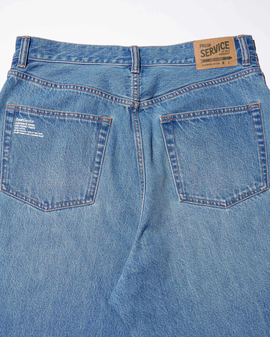 CORPORATE DENIM FIVE POCKET PANTS – FreshService® official site