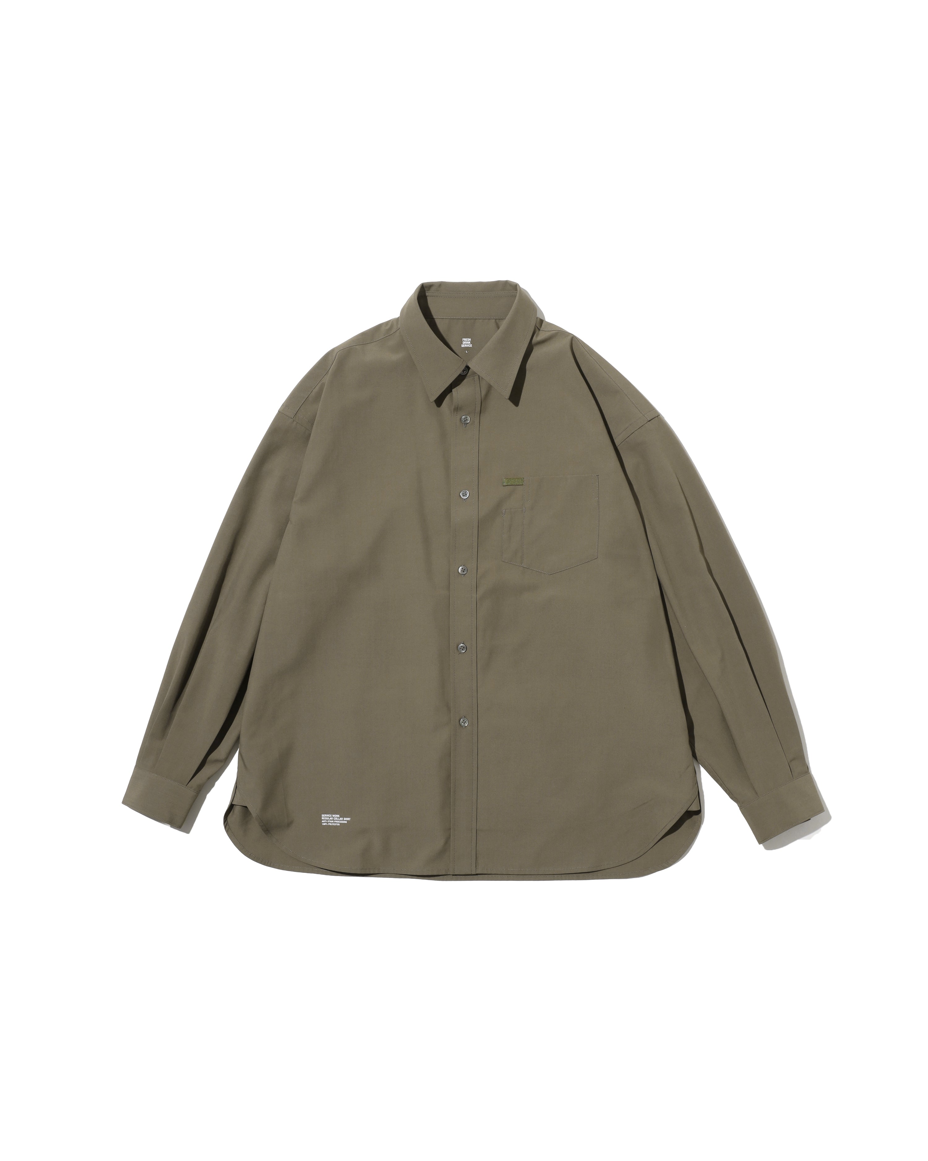 ウェア FreshService L/S RUGBY SHIRT KHAKI SHIRT – FreshService® official site