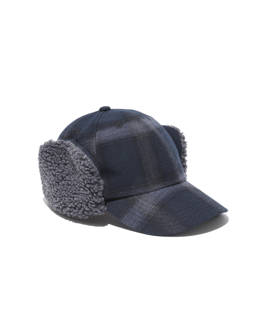 FLANNEL CHECK TRAPPER CAP