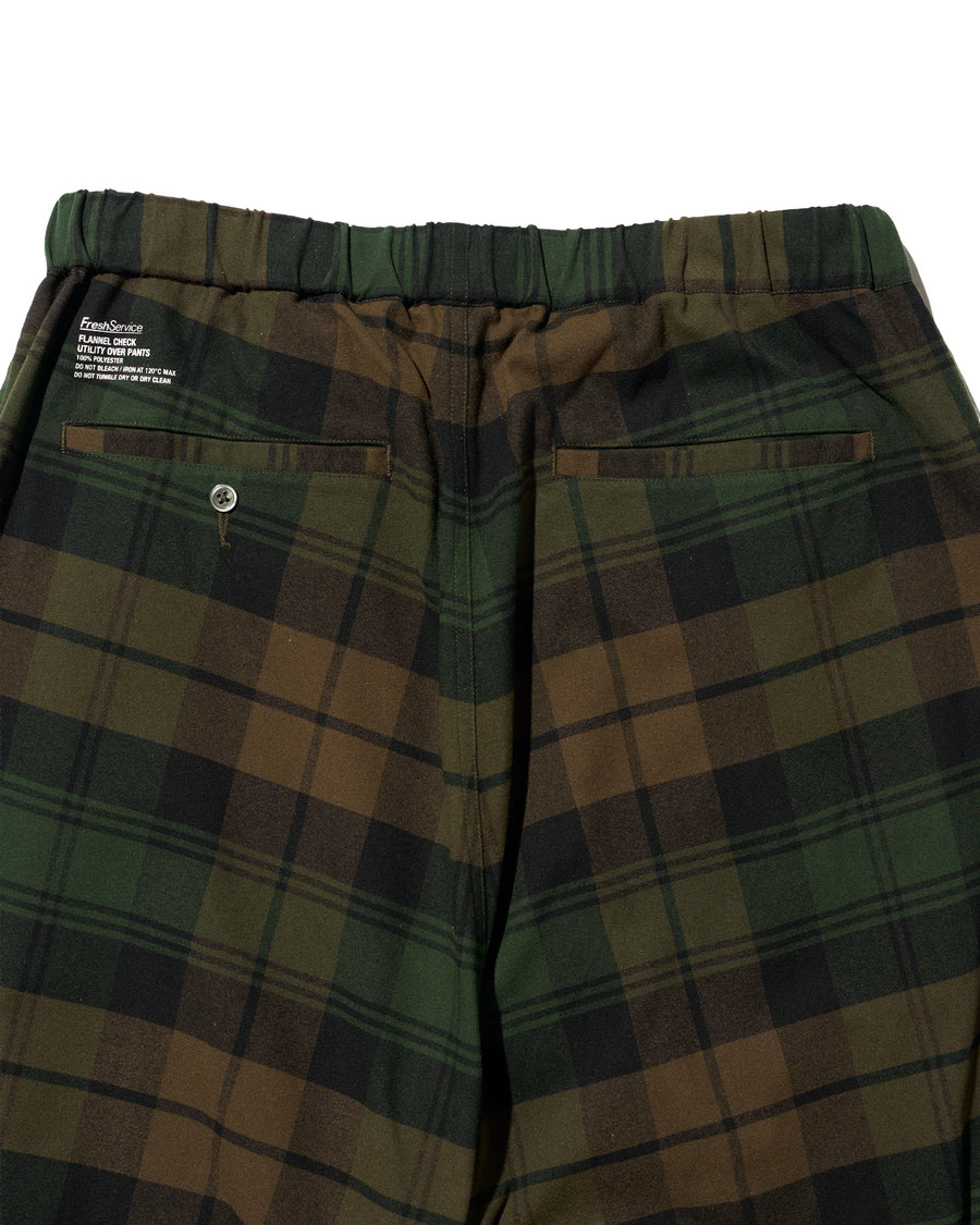 FLANNEL CHECK UTILITY OVER PANTS