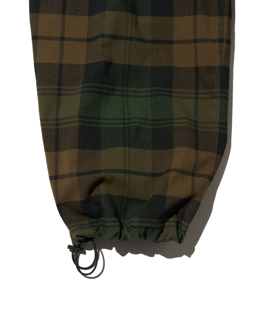 FLANNEL CHECK UTILITY OVER PANTS