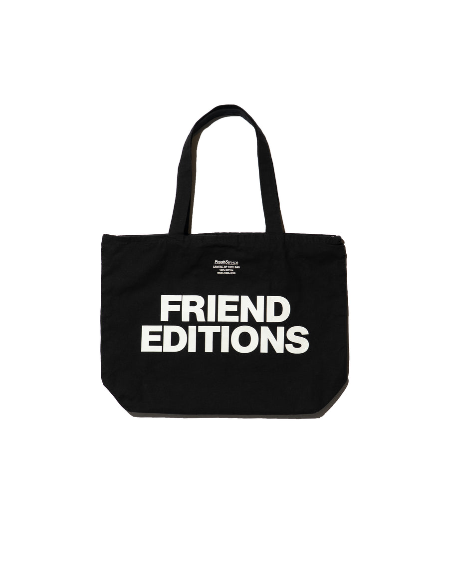 FRIEND EDITIONS CANVAS ZIP TOTE BAG – FreshService® official site