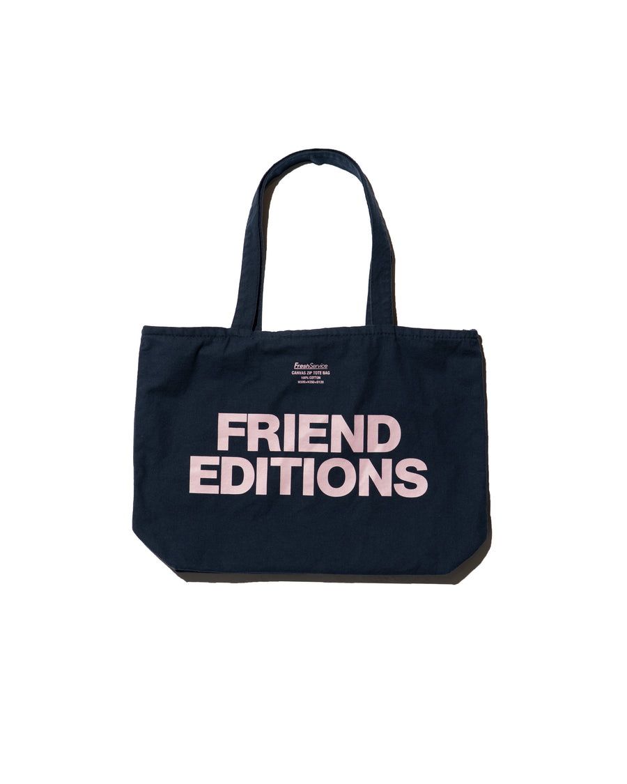 FRIEND EDITIONS CANVAS ZIP TOTE BAG – FreshService® official site