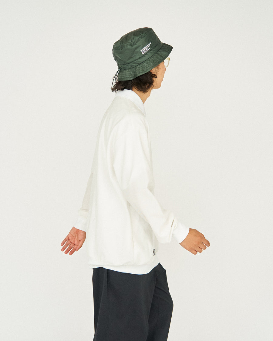 DRY PIQUE JERSEY NECK ZIP L/S POLO