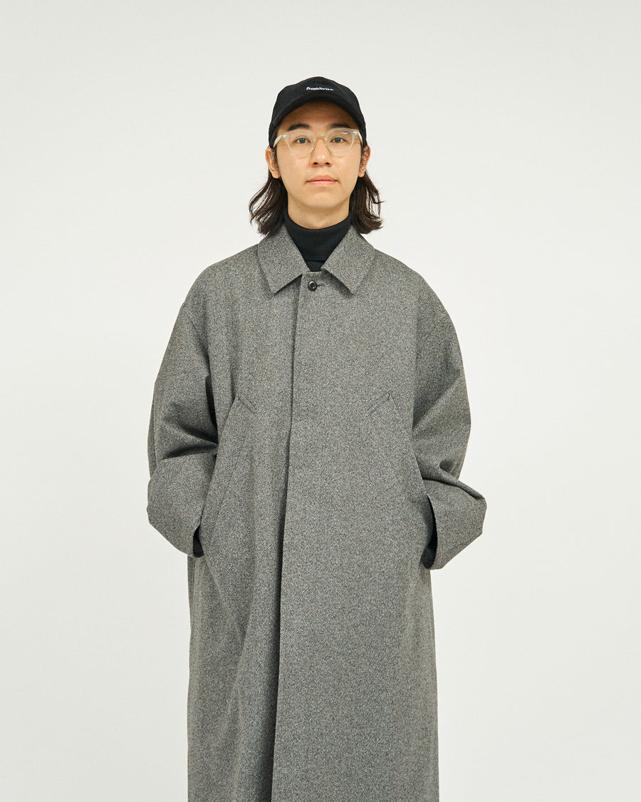 TECH TWEED UTILITY POCKET OVER COAT