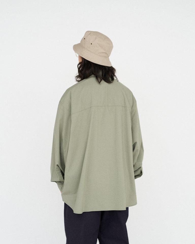 MICRO TYPEWRITER FLAP POCKET L/S SHIRT – FreshService® official site