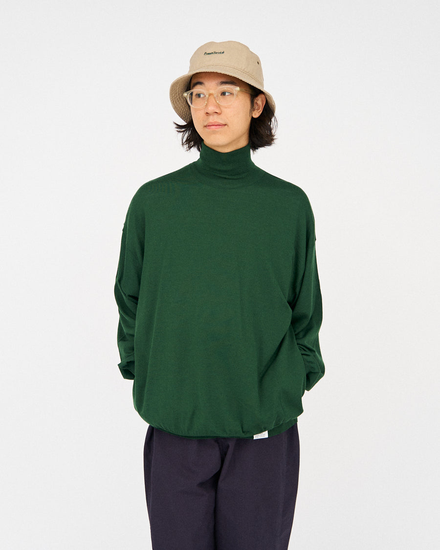 TECH HIGH GAUGE HIGH NECK KNIT